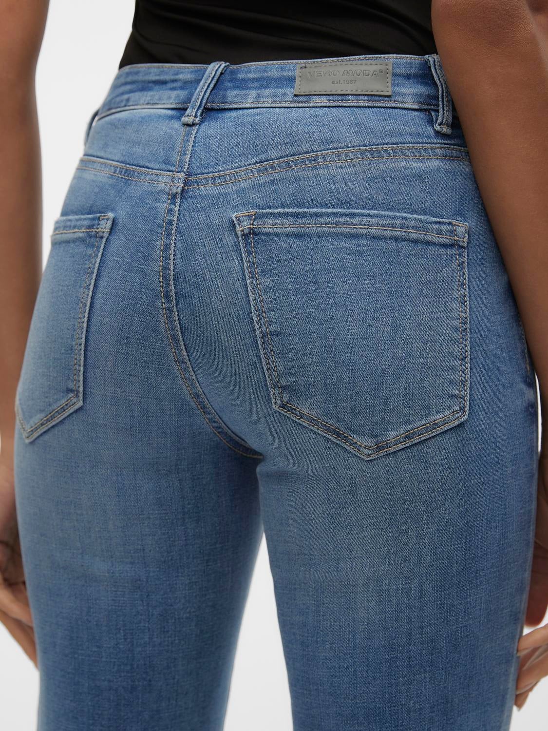 VMFLASH Mid Rise Gerade geschnitten Jeans