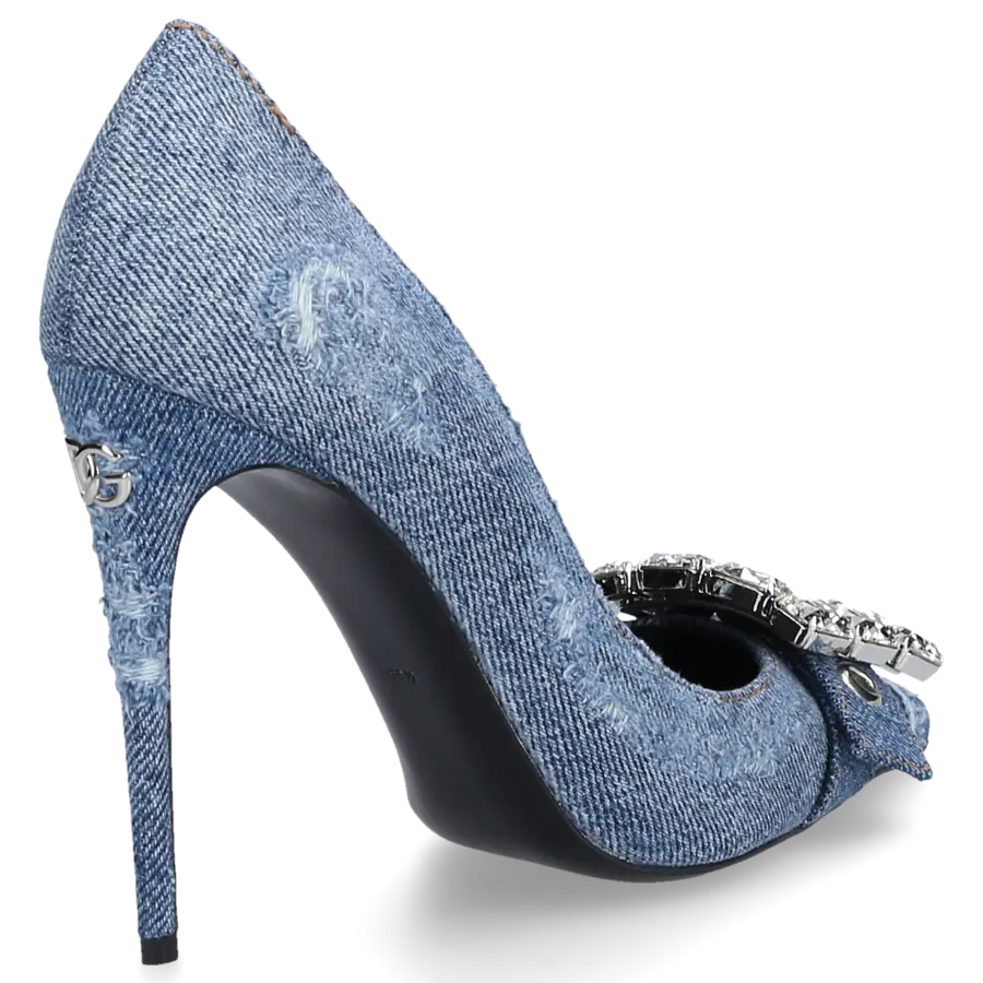 Dolce & Gabbana - Pumps AY841 Denim - blau