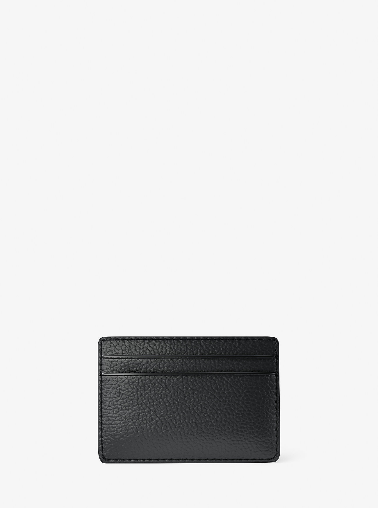 Etui na karty Jet Set Pebbled Leather – CZARNE