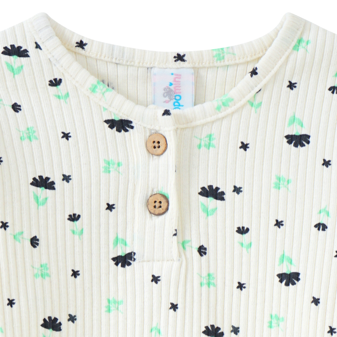 Baby Langarmshirt mit Blümchen-Allover