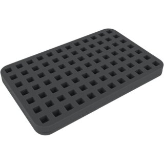 Feldherr 20 mm Half-Size Schaumstoff mit 84 quadratischen Ausstanzungen für Würfel