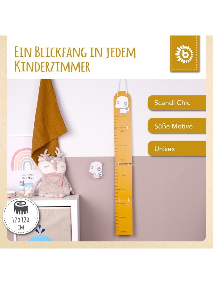 Bieco Spielwaren Holz Kindermesslatte Panda in Gelb günstig kaufen onesize