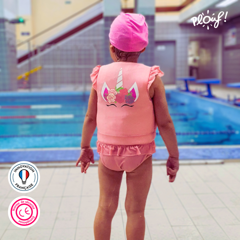 Maillot de bain flottant : Rosy Rose poudré