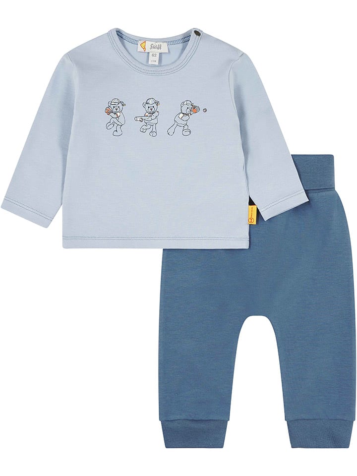 Steiff 2tlg. Outfit in Blau günstig kaufen