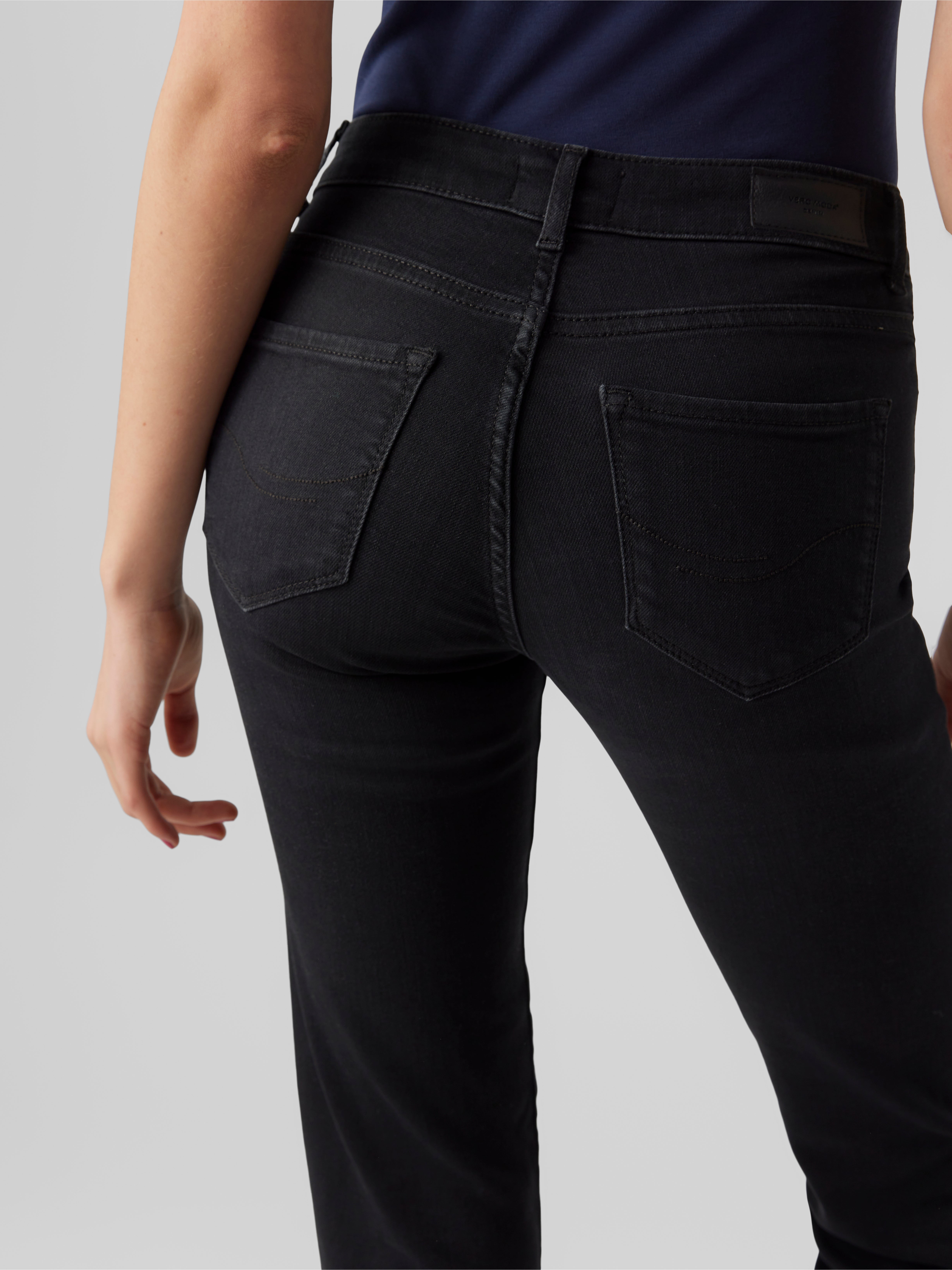 VMDAF Mid Rise Gerade geschnitten Jeans