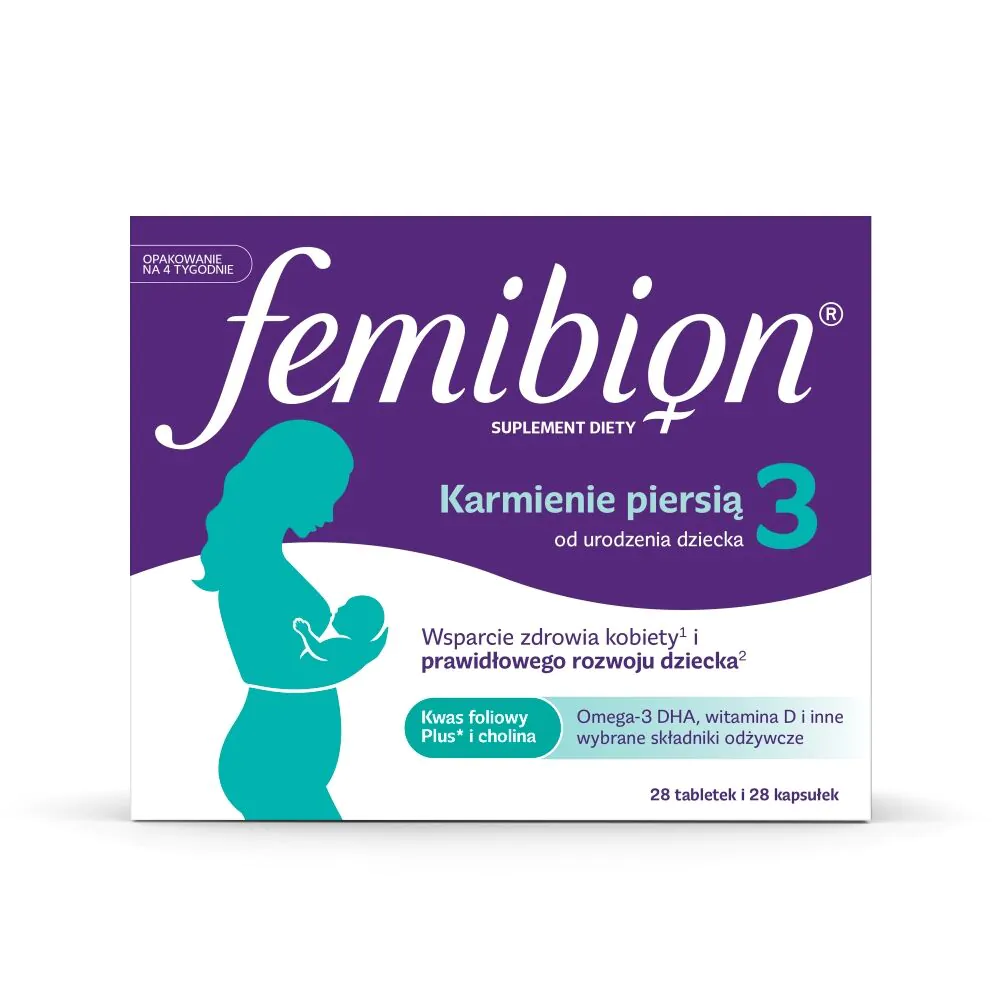 Femibion 3 film tablete za dojenje + meke kapsule
