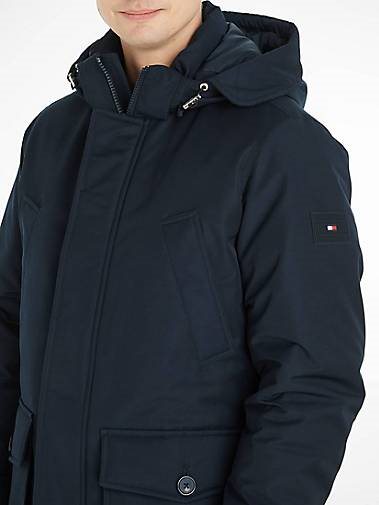 TOMMY HILFIGER Herren Daunenjacke mit Kapuze ROCKIE NON FUR DOWN PARKA