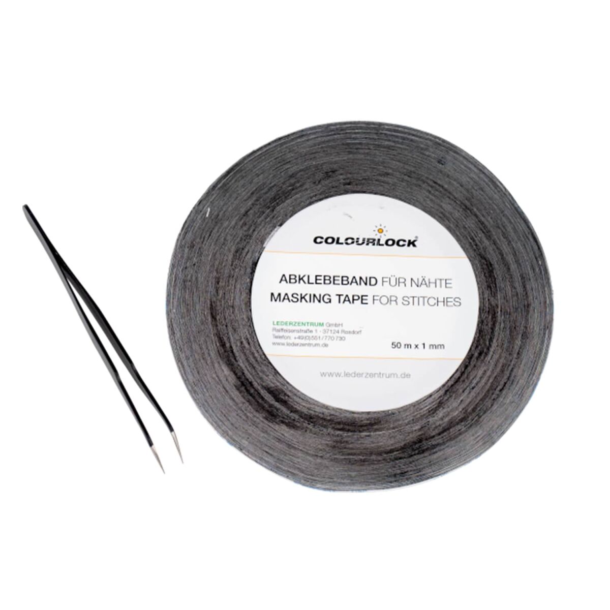 Colourlock Abklebeband für Nähte 50m x 1mm inkl. Pinzette