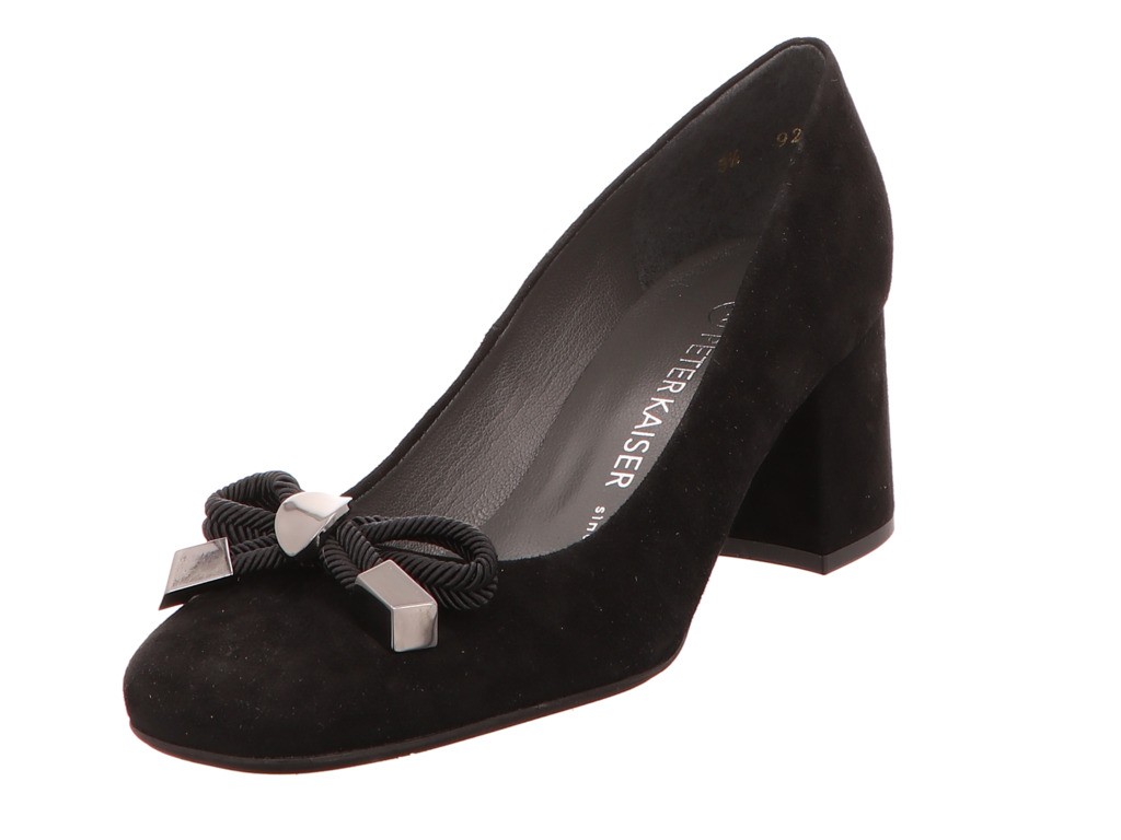 PETER KAISER Sportliche Slipper schwarz