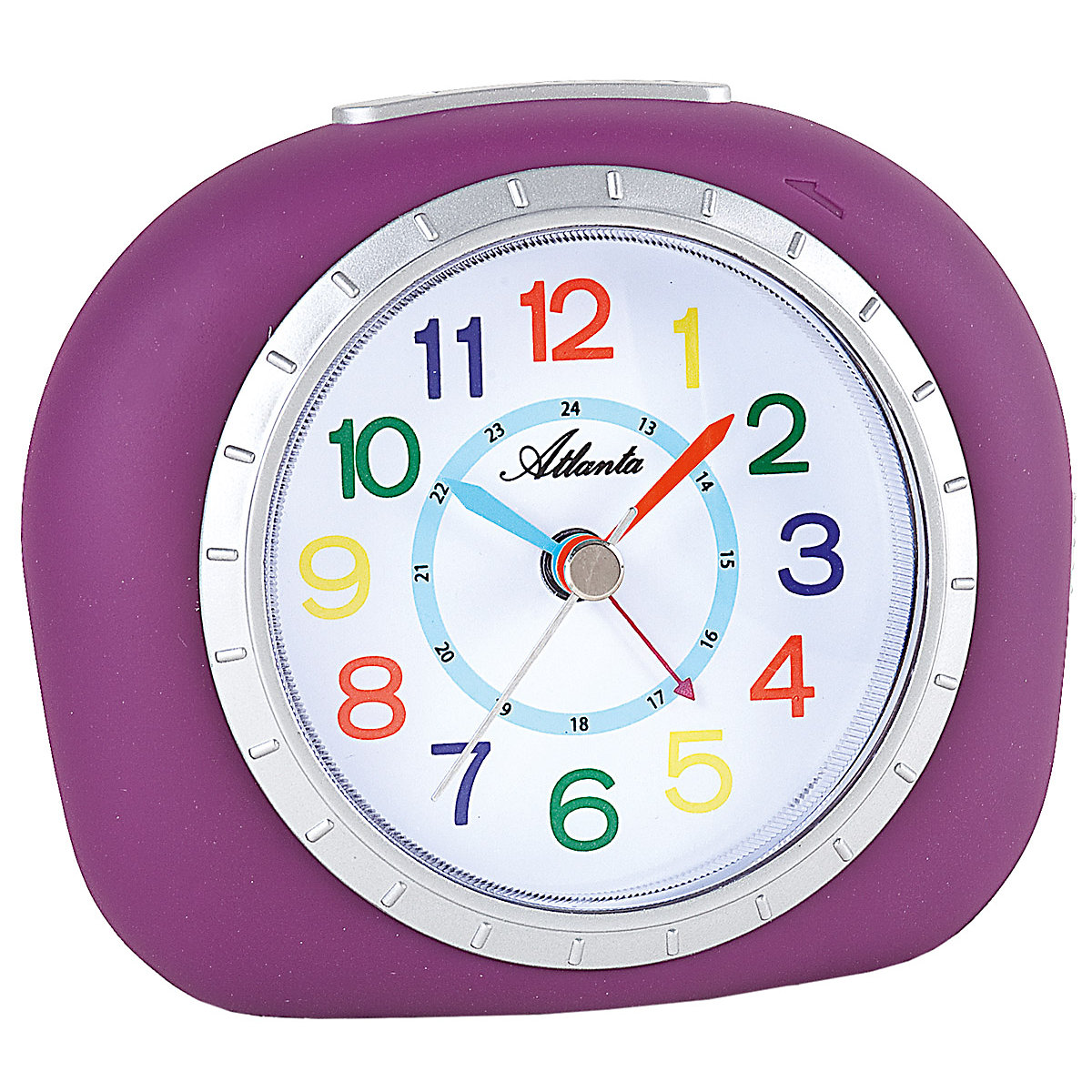 Kinderwecker mit Leisegang Violett Wecker