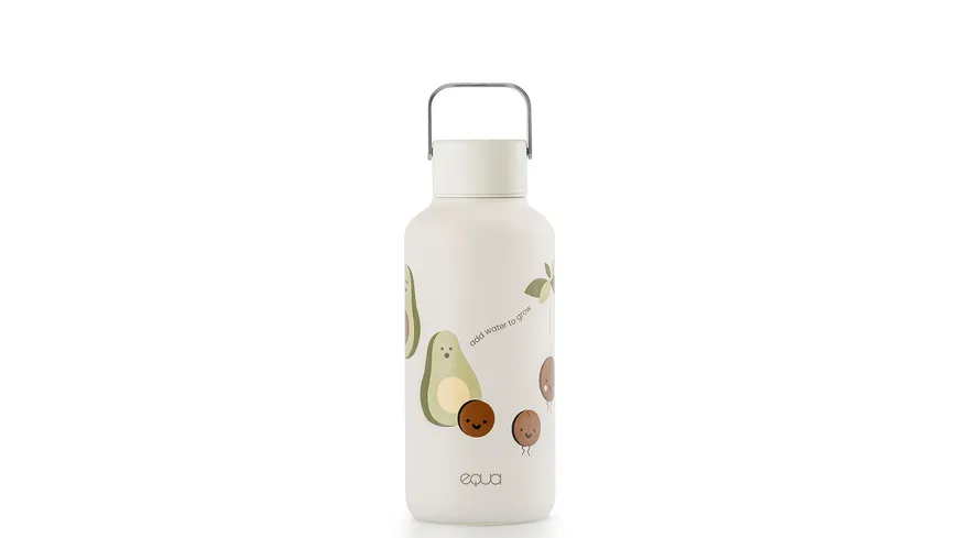 equa Edelstahltrinkflasche Timeless Avocado 0,6l Avocado