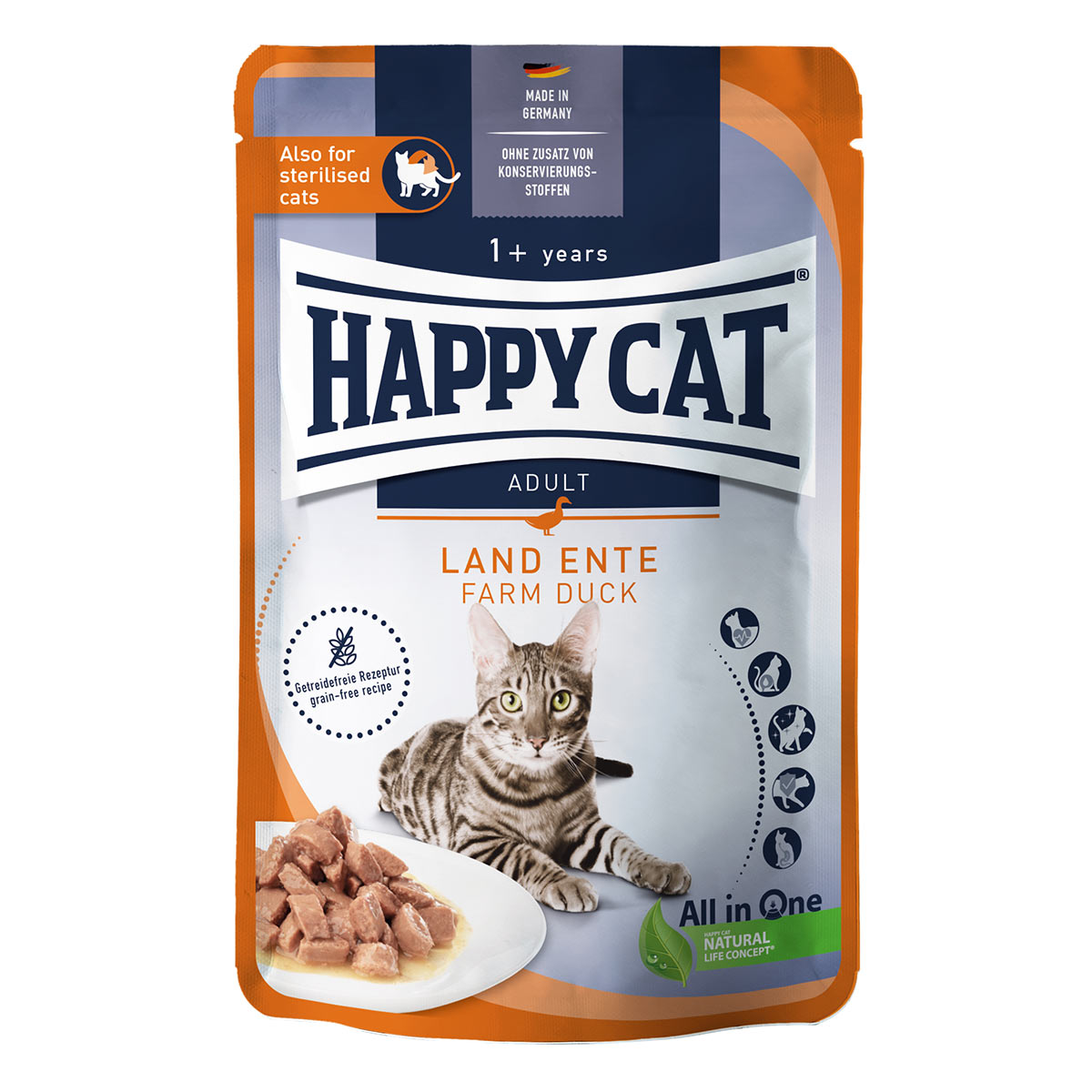 Happy Cat Meat in Sauce Land Ente günstig kaufen bei ZooRoyal