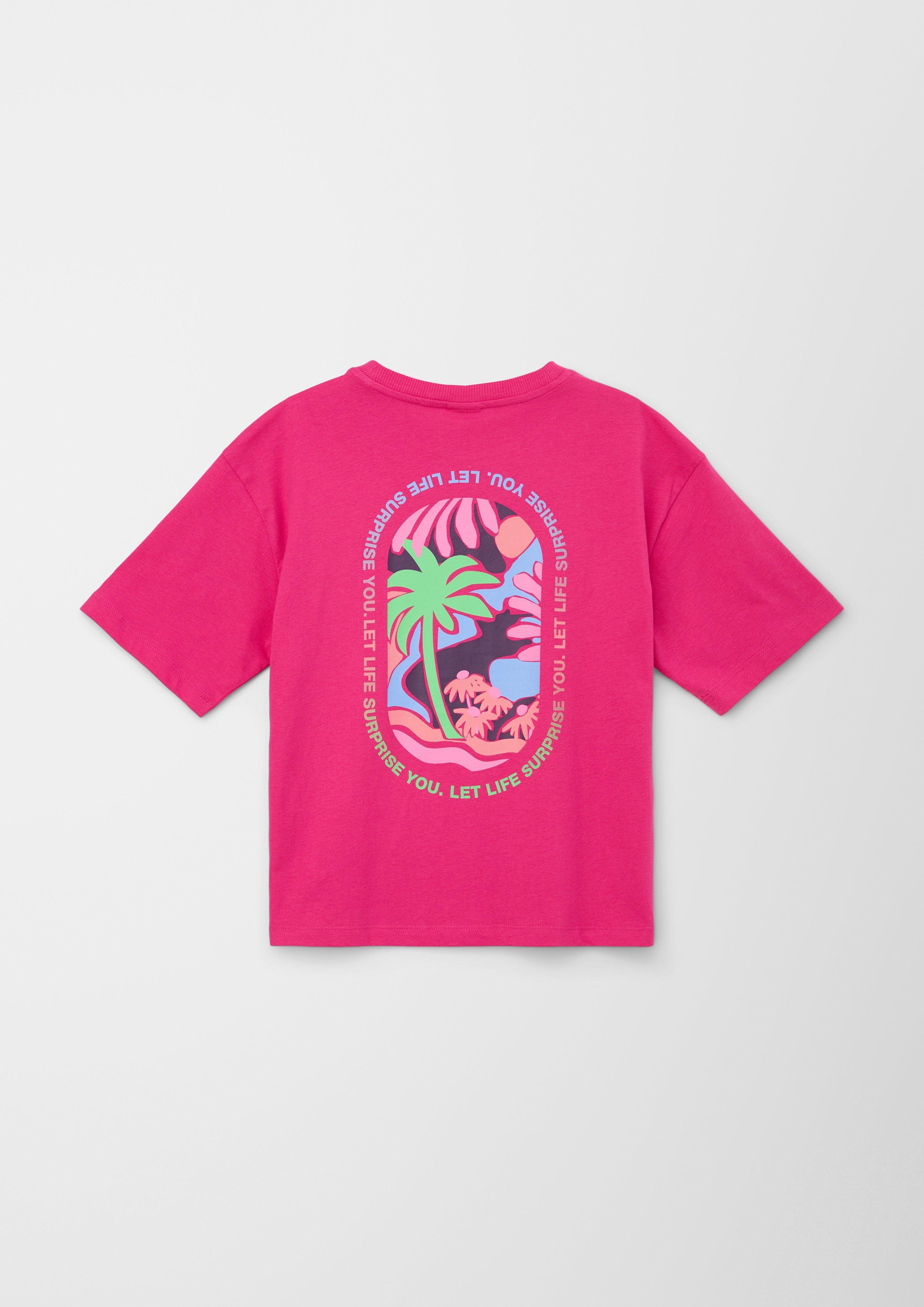 T-Shirt mit Rückenprint  2130468-4461