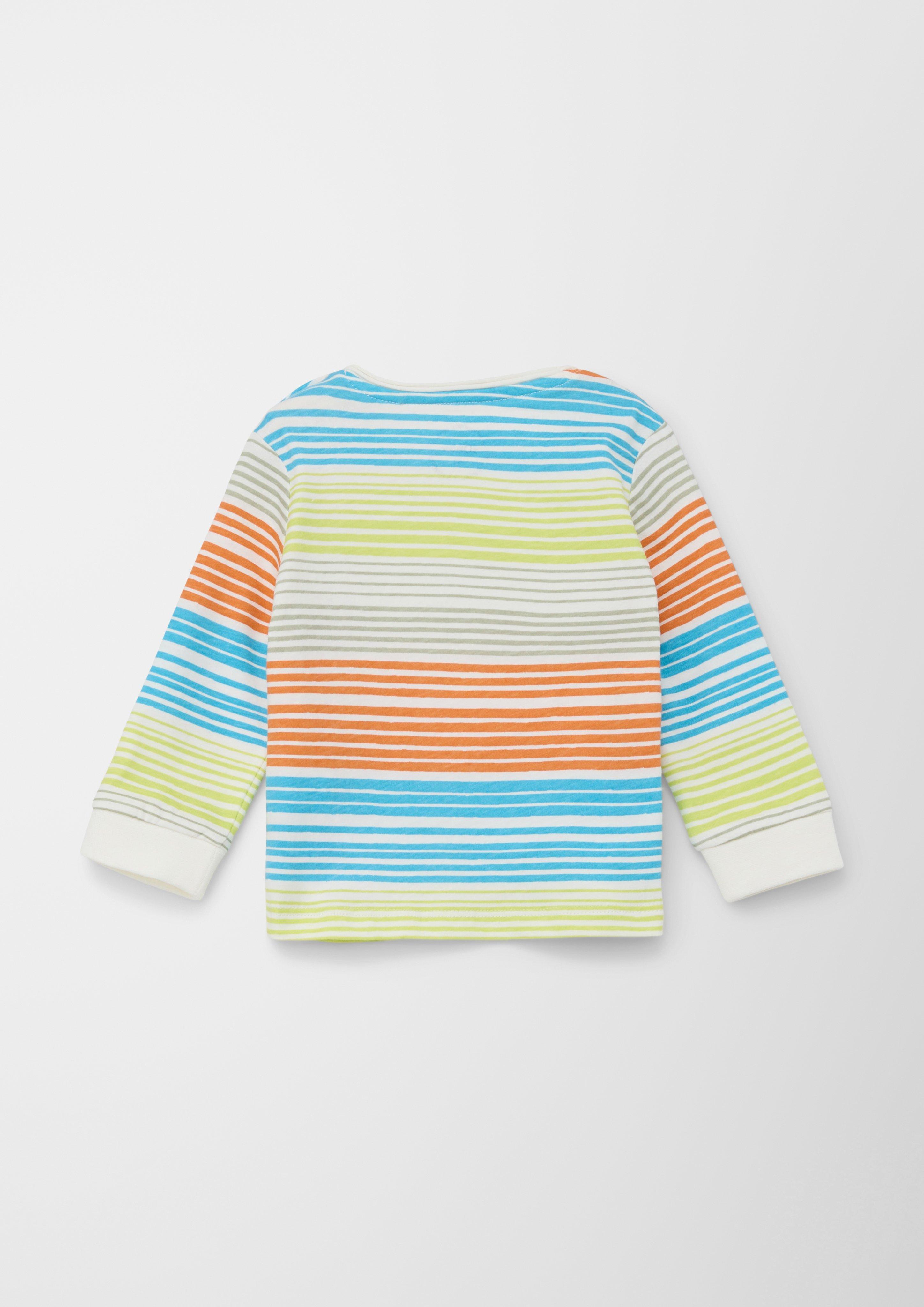 T-Shirt mit Streifenprint  2128689-02A7