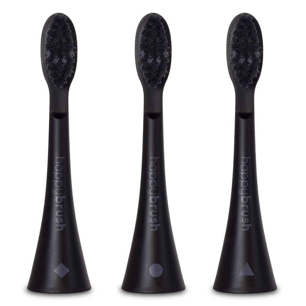 Happybrush StarterKit V3 allBlack + 4 Refills