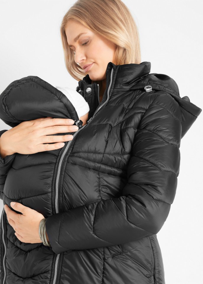 Stepp-Umstandsjacke / Tragejacke