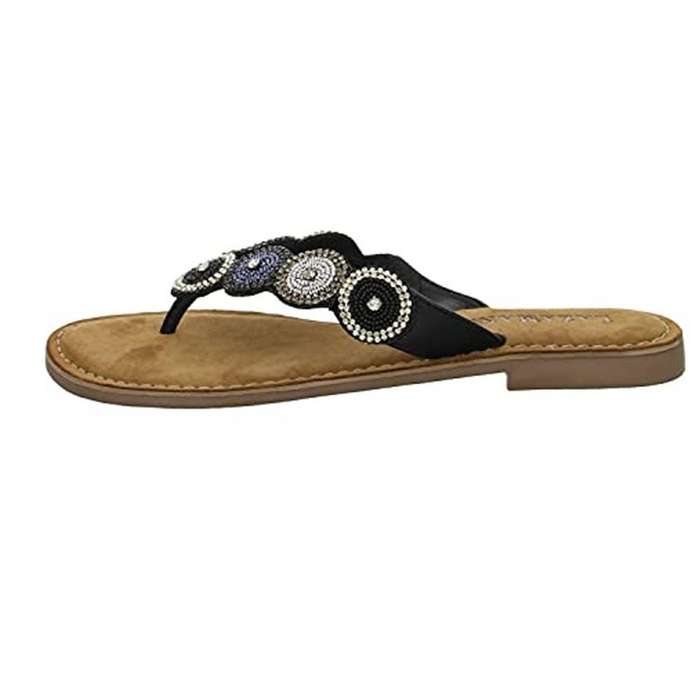 LAZAMANI Klassische Sandalen schwarz