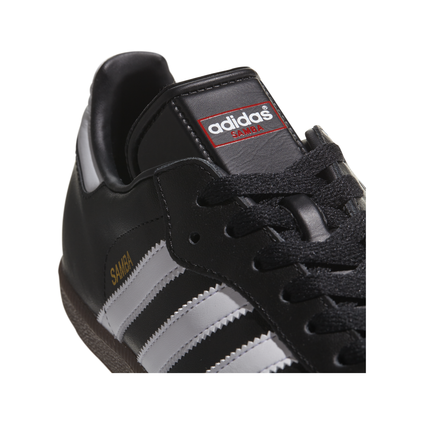 adidas Samba Hallenschuh Leder Schwarz Weiss