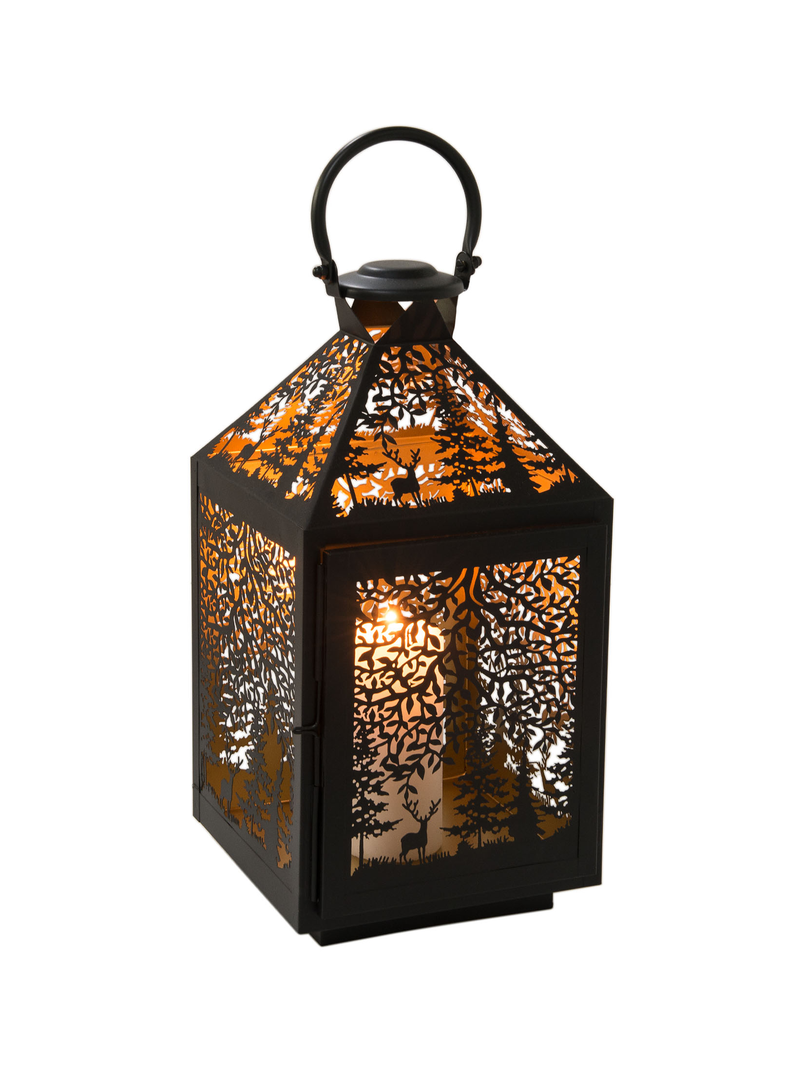 Telfs Laterne, Black/Gold