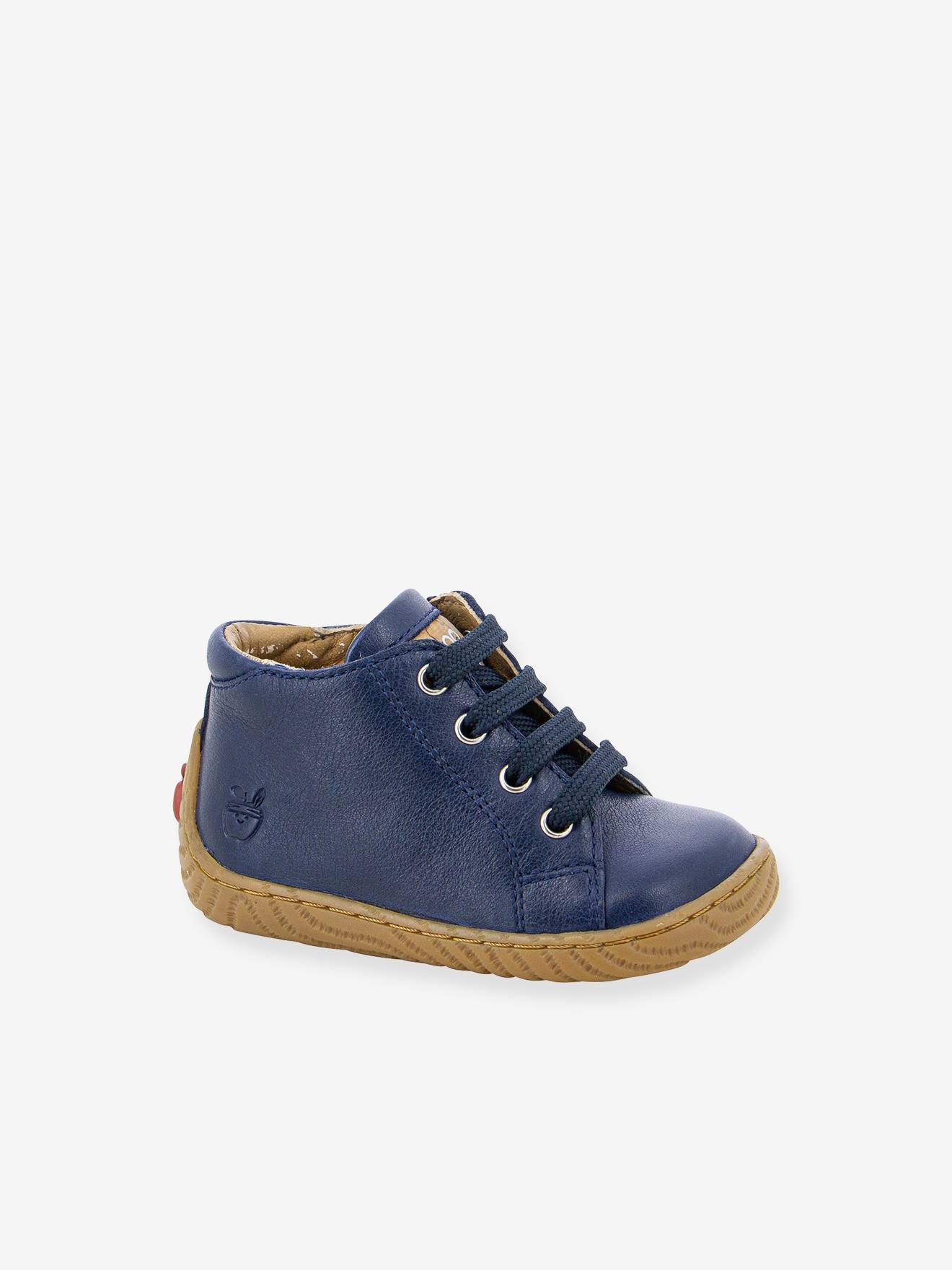 Shoo-Pom Baby Boots Wood Zip Base SHOO POM - marine