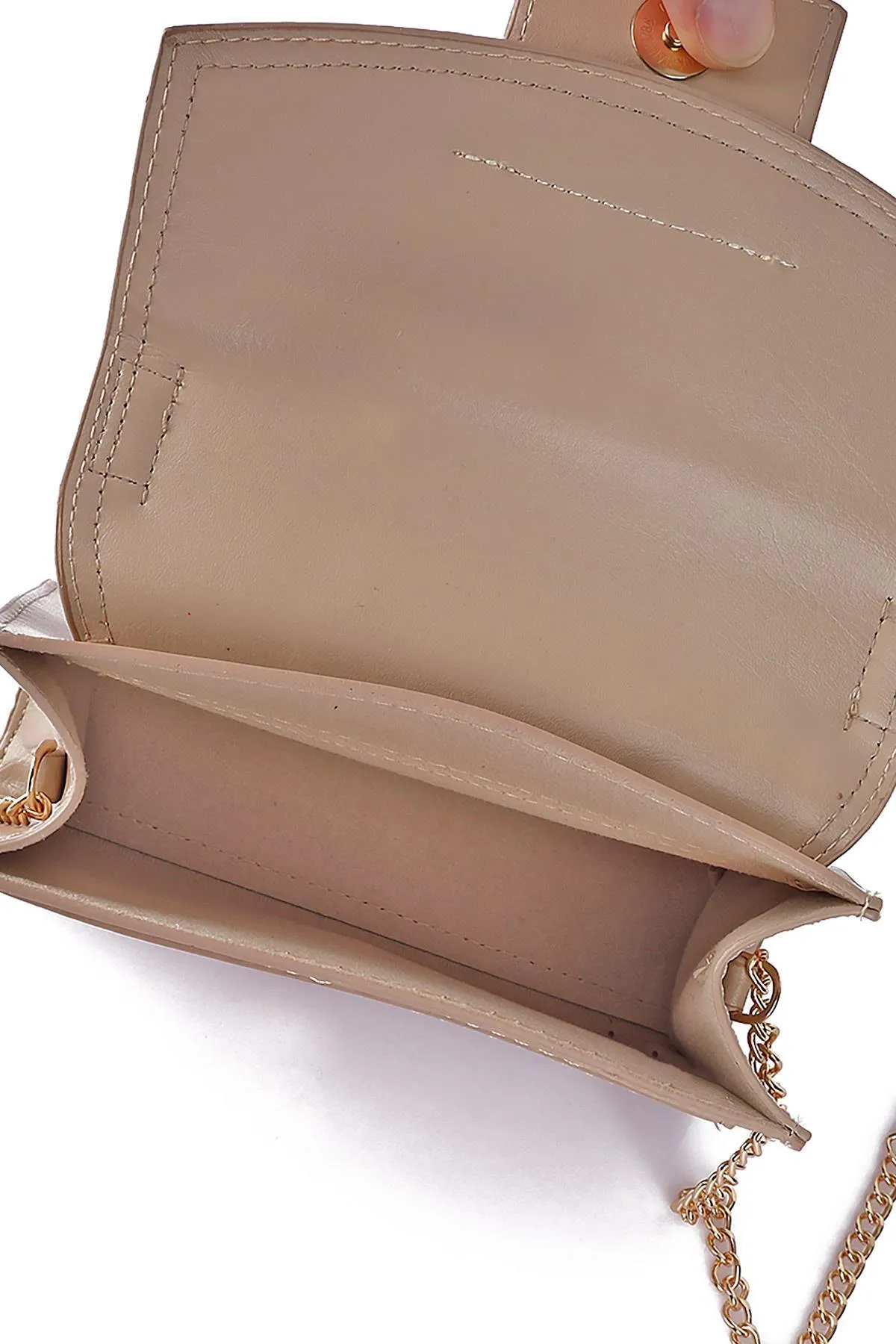 Getcho  Martina Damen-Handtasche und Umhängetasche mit Kettenriemen