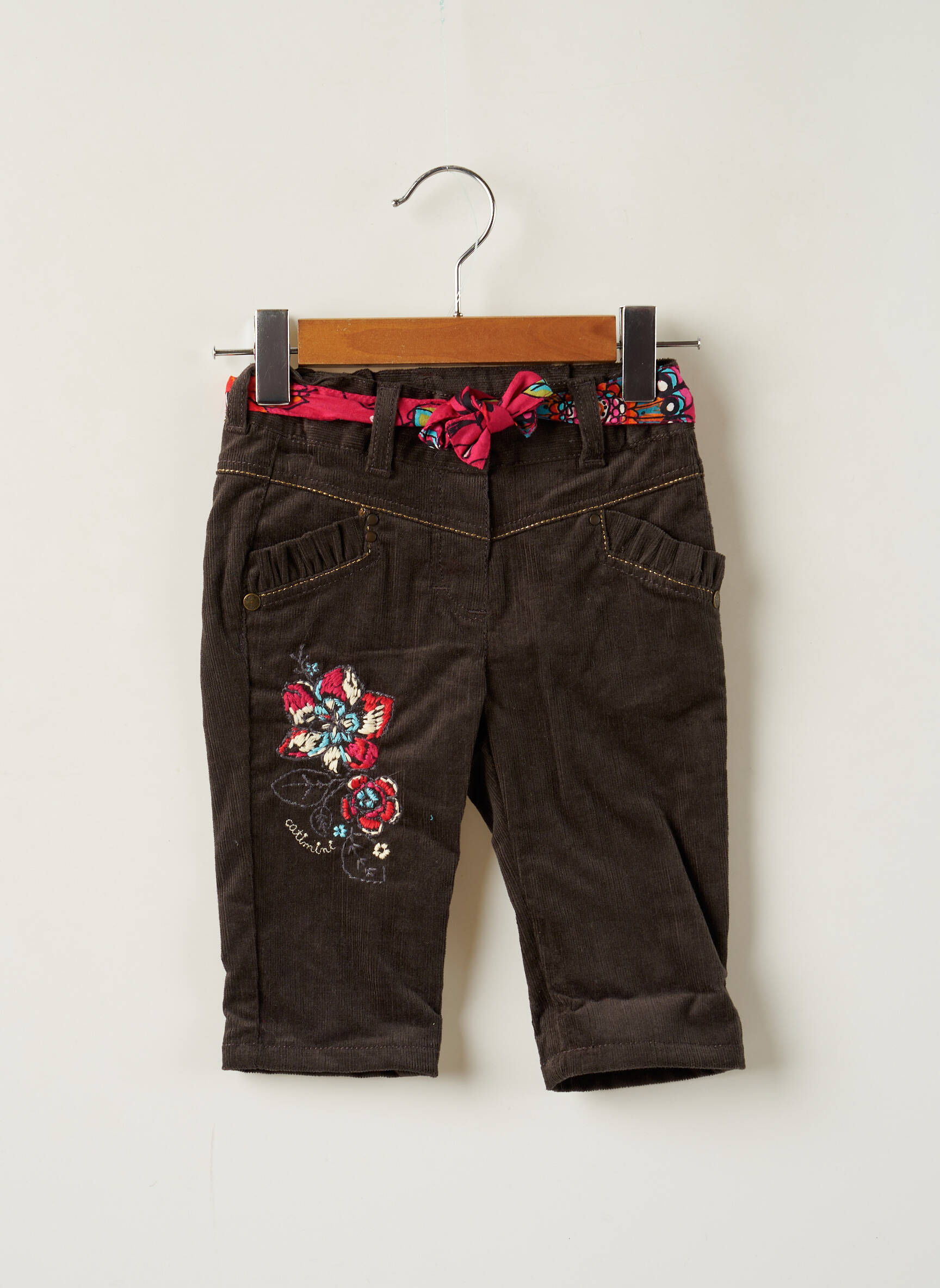 Catimini Pantalons Droits Fille couleur beige