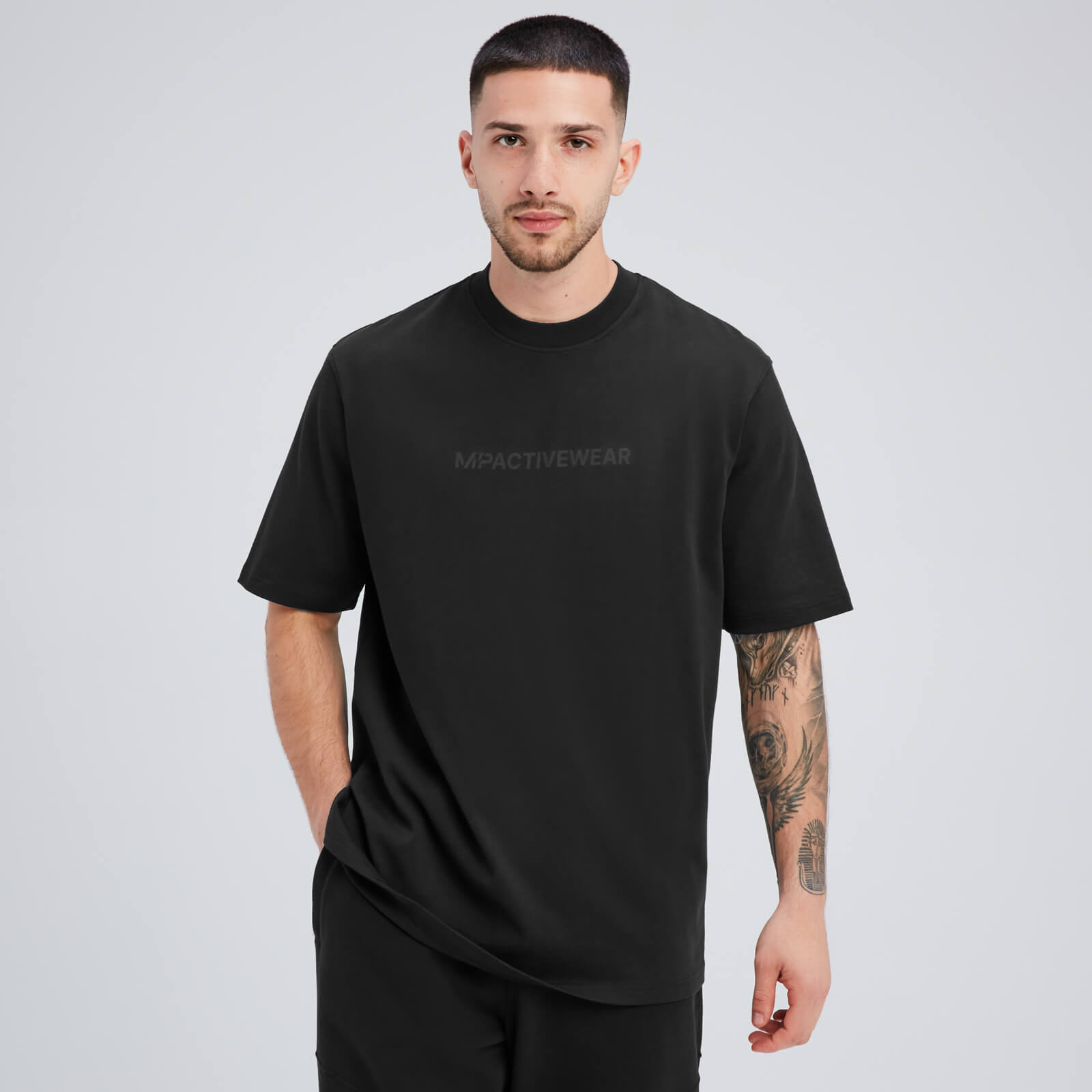 T-shirt oversize MP Rest Day pour hommes – Noir