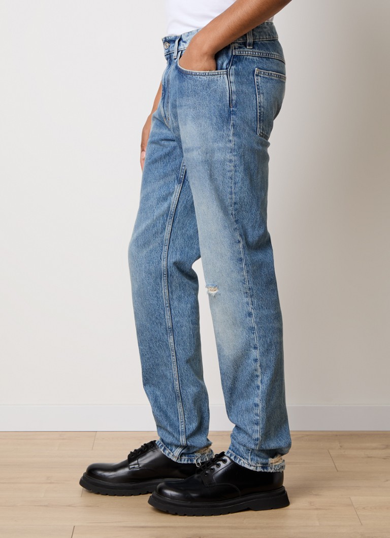Blugi skinny Givenchy cu efect distressed
