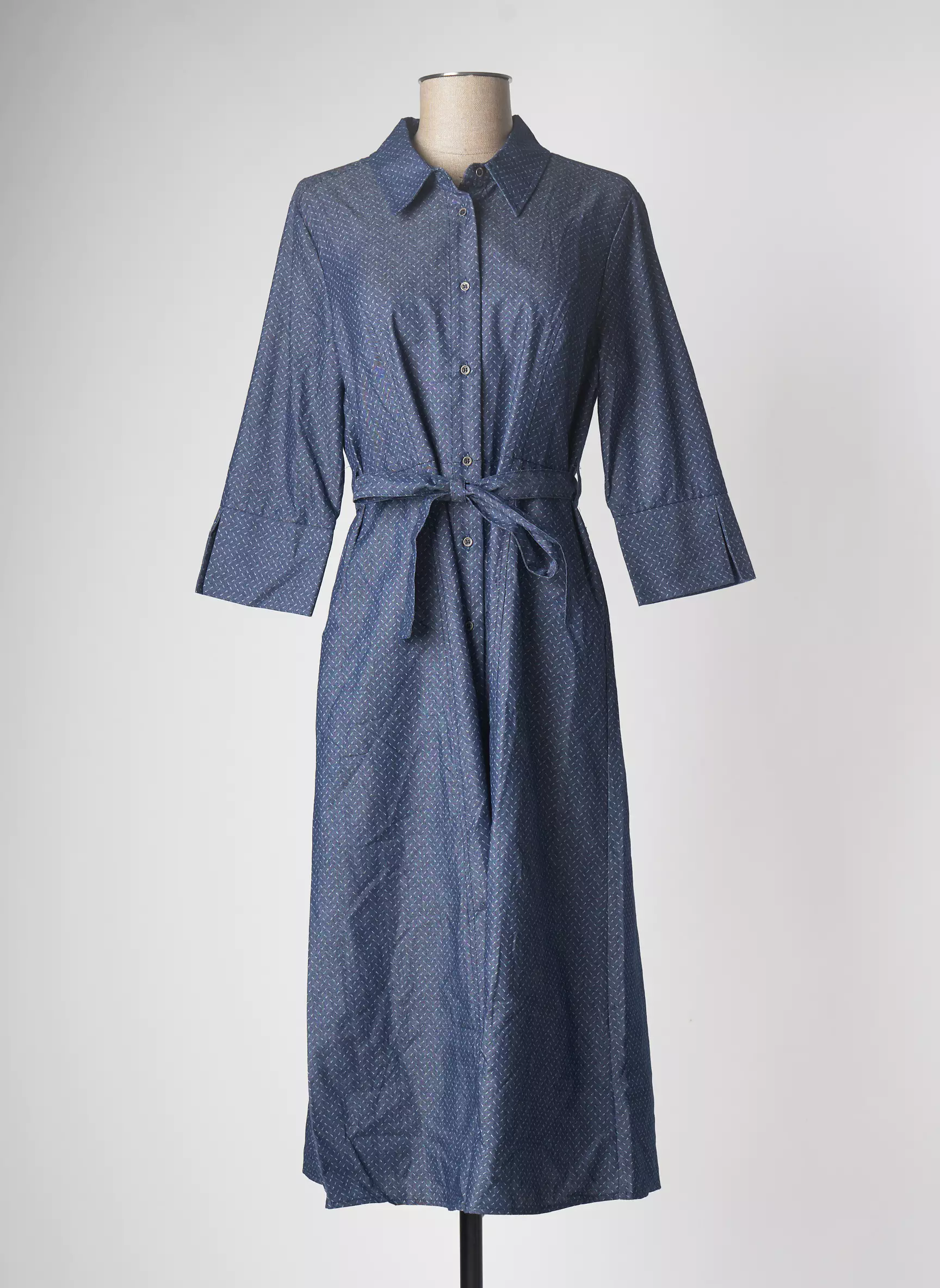 Cream Robes Mi Longues Femme couleur bleu