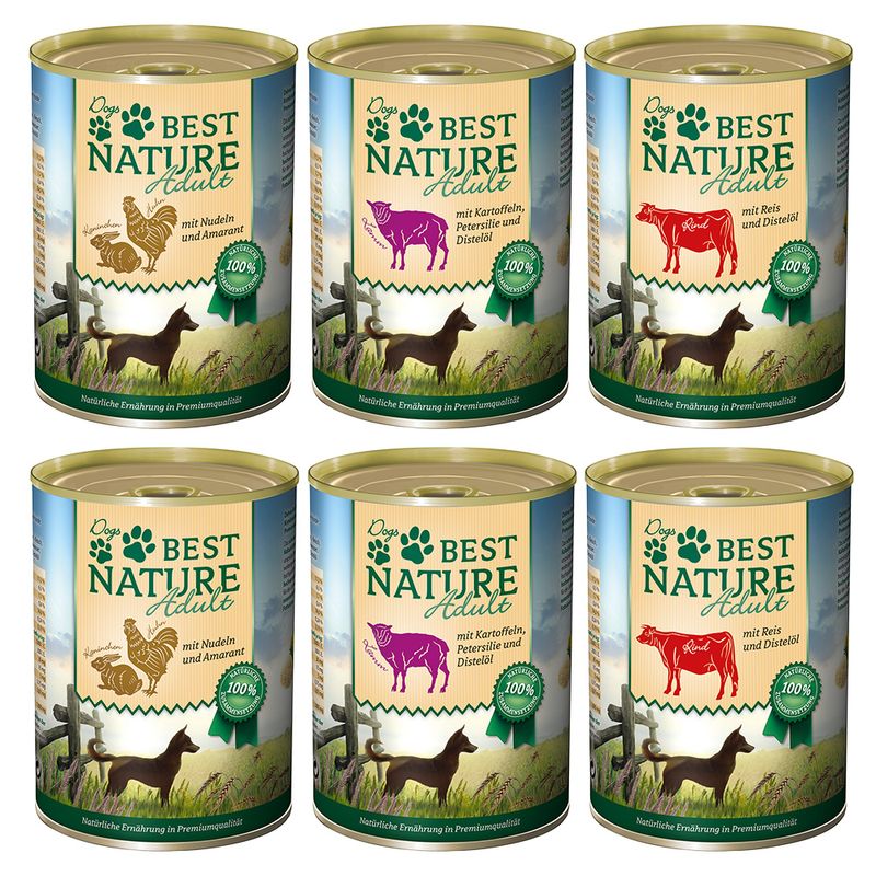 Sparpaket Best Nature Dog Adult 12 x 400 g