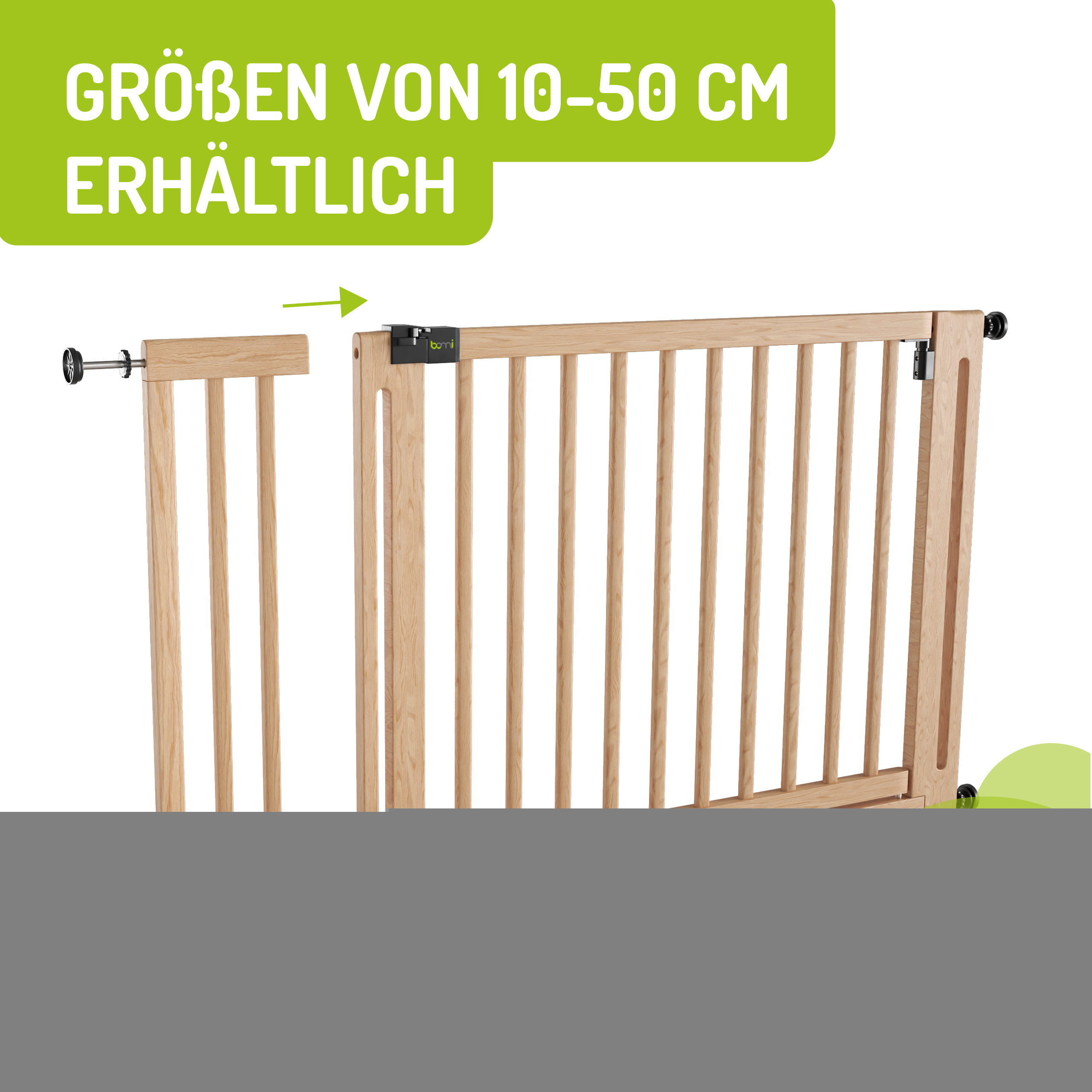 bomi Türschutzgitter & Hundeklappen bomi Verlängerungen - 77 cm für Miko XS