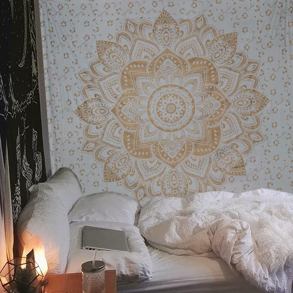 Wandteppich Wandteppich,Boho Wanddeko, Wandtuch Psychedelic Wandbehang, Sarfly