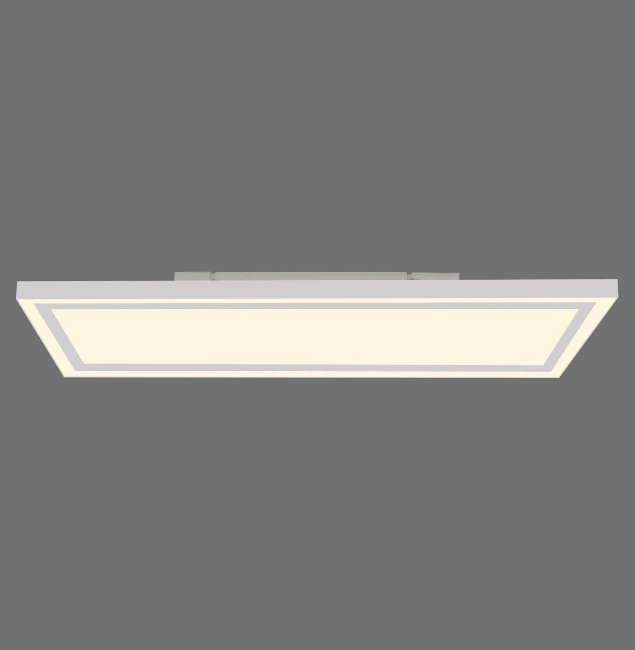 JUST LIGHT JUST LIGHT. LED Deckenleuchte EDGING, separat steuerbar, 3000 Kelvin, rechteckig, Weiß