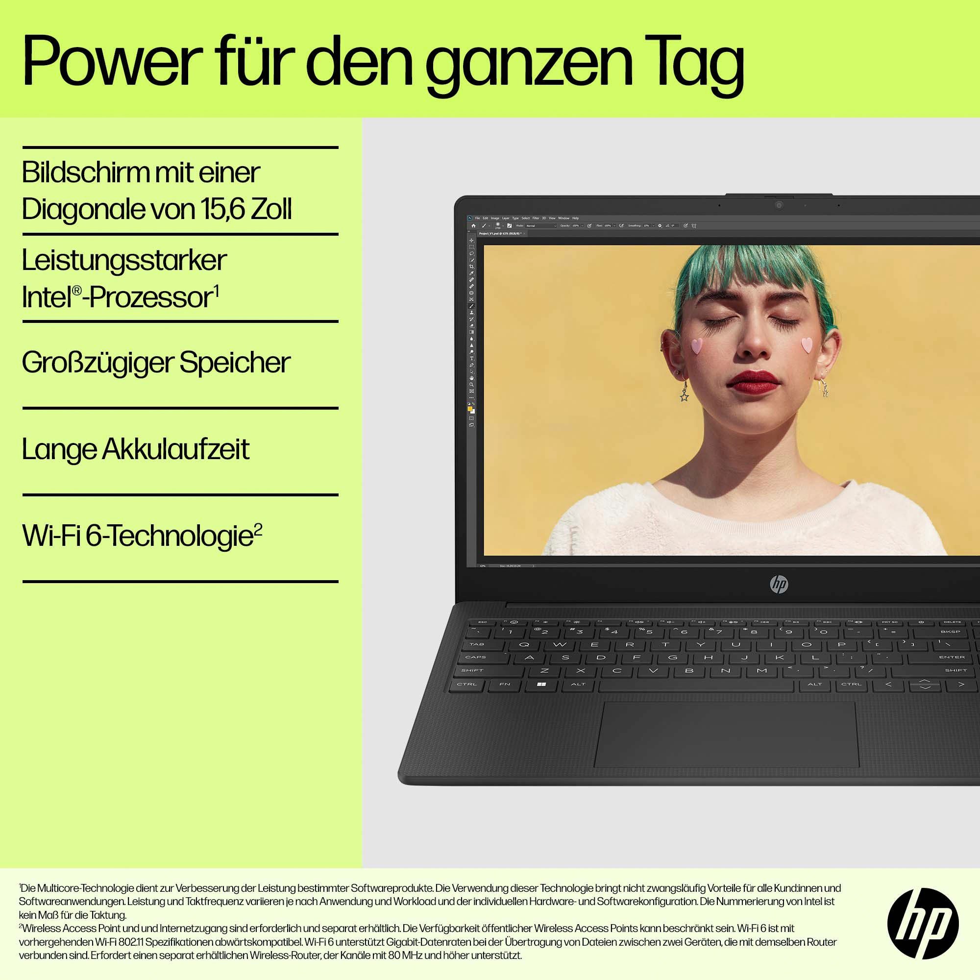 HP 15-fd0055ng Notebook (39,6 cm/15,6 Zoll, Intel Core i5 1335U, Iris Xe Graphics, 512 GB SSD)