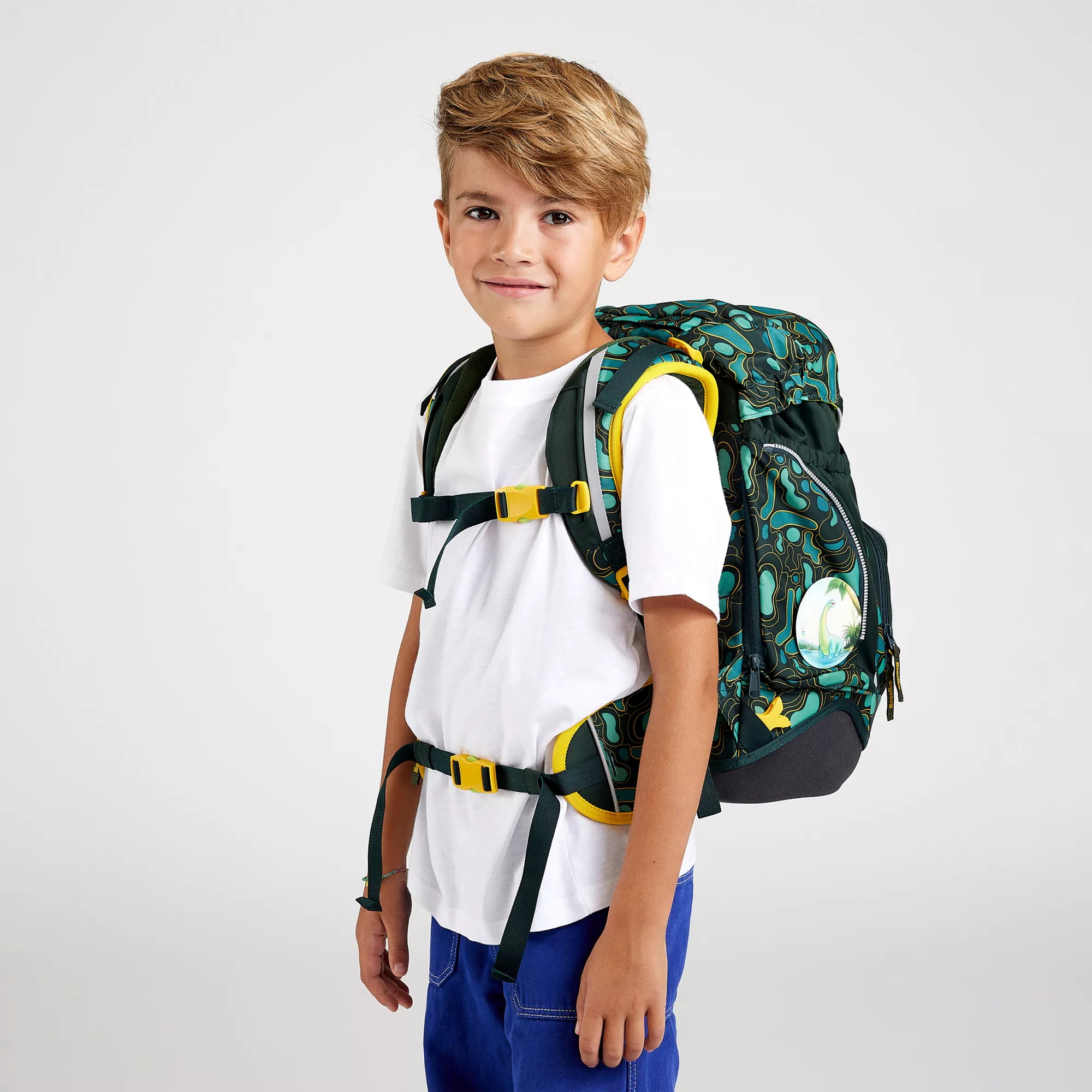 ergobag Schulrucksack-Set Tribäratops