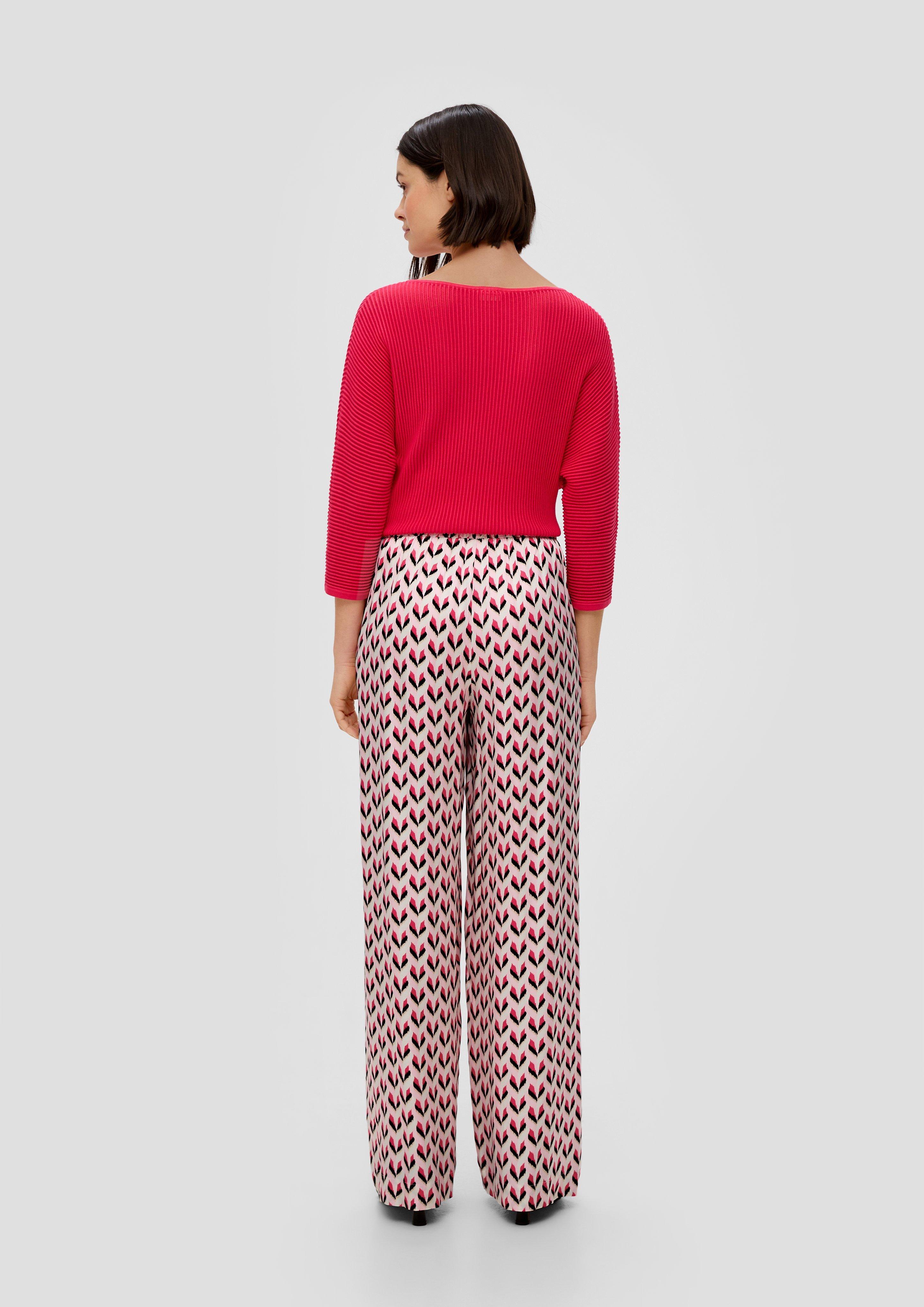 Regular: Wide Leg-Hose aus Viskose  2148056-41B1