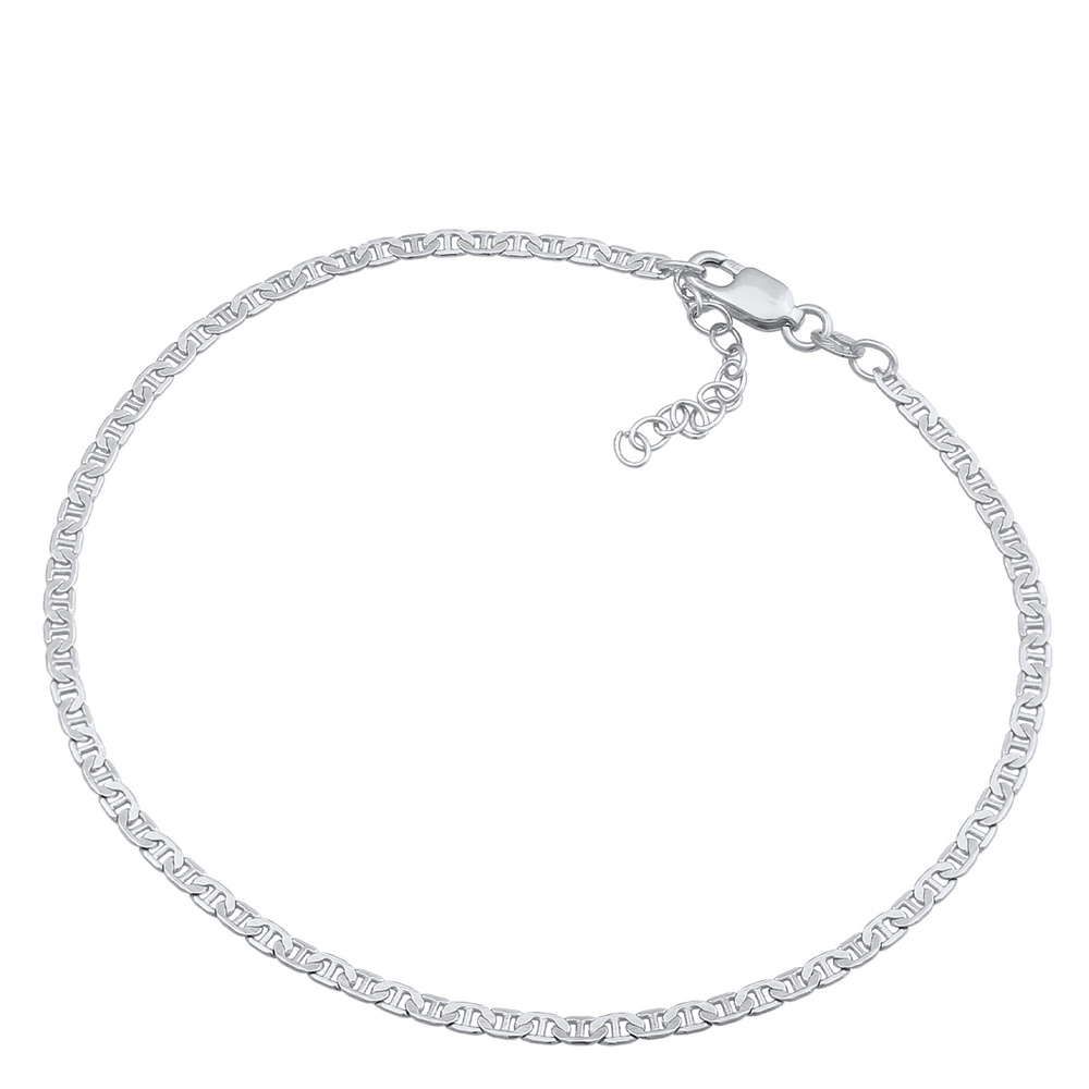 Elli Elli by Julie & Grace Bracelet de cheville à base réglable en argent sterling 925 Bijoux