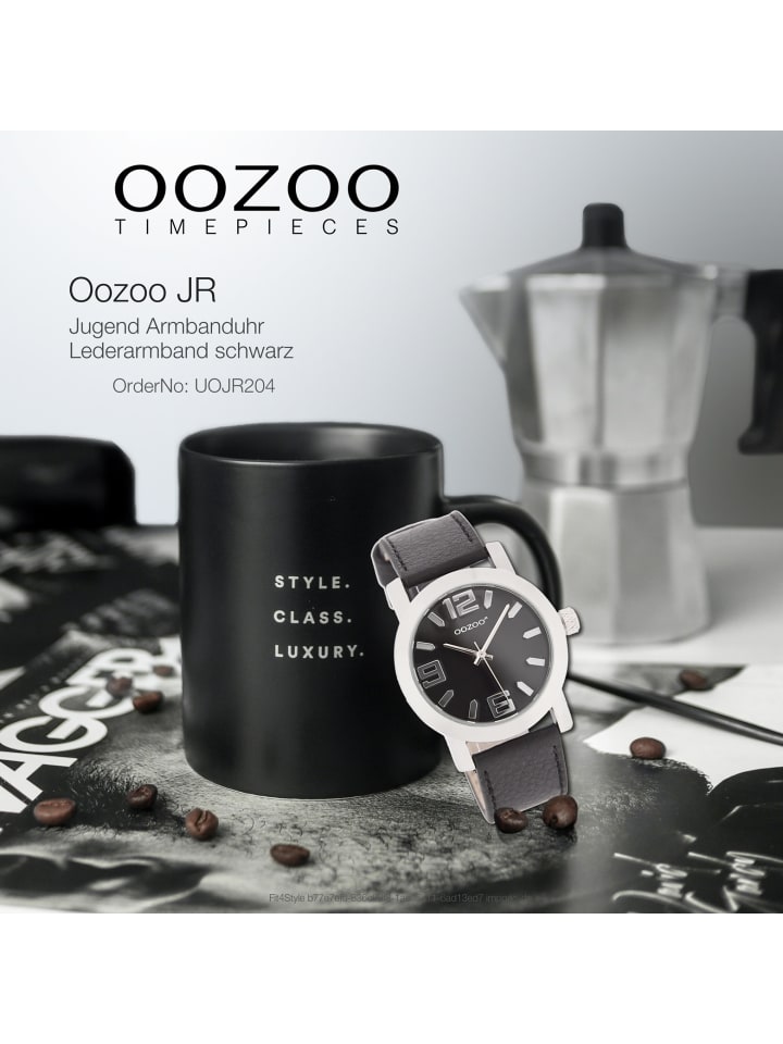 Oozoo Analog-Armbanduhr Oozoo JR schwarz mittel (ca. 38mm) günstig kaufen onesize