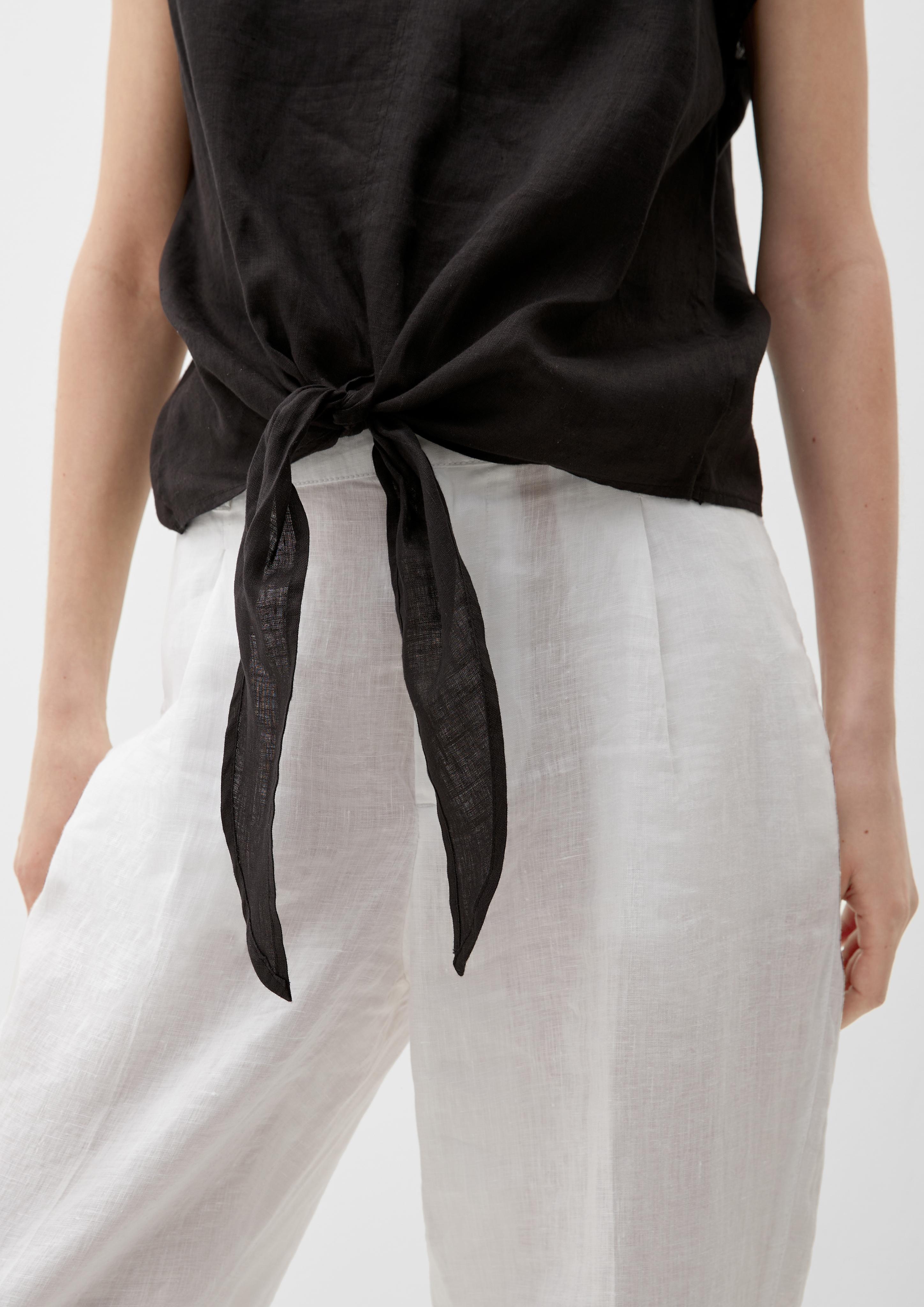 Bluse mit Knoten-Detail  2131873-9999