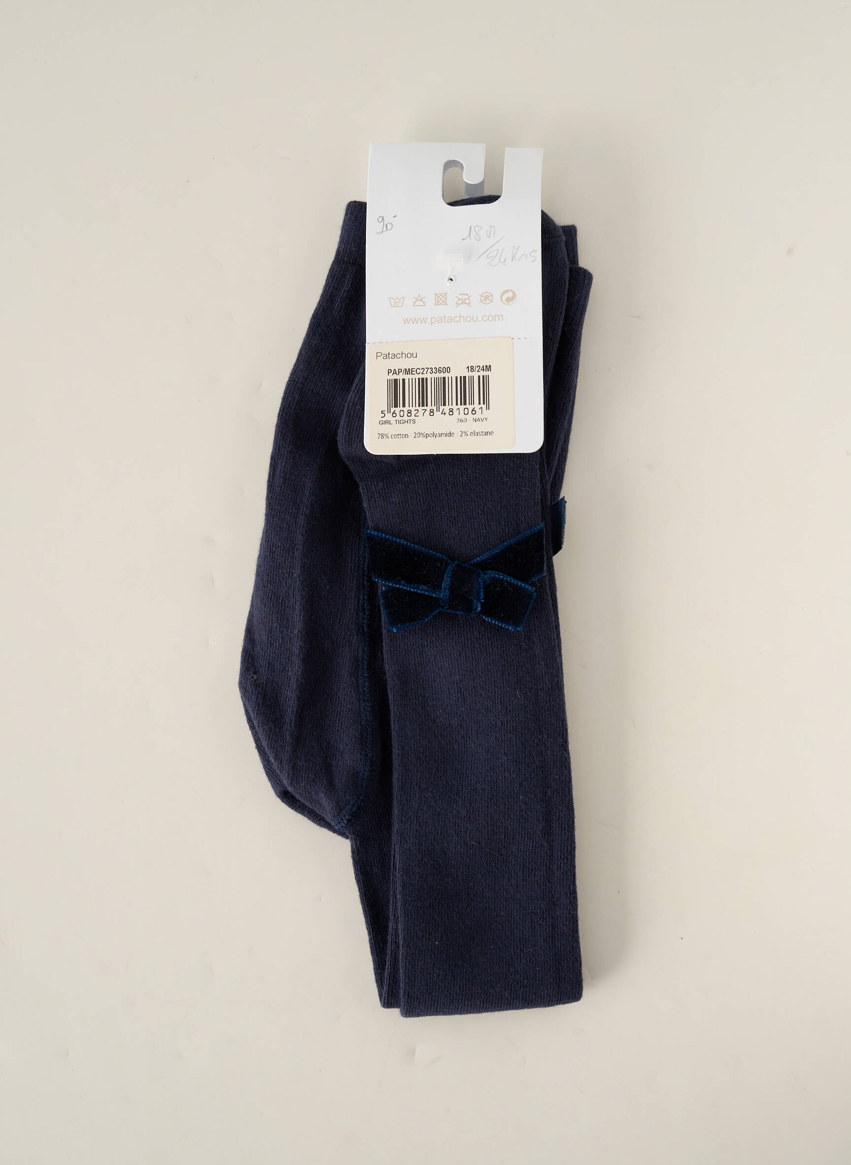 Patachou Collant Fille couleur bleu