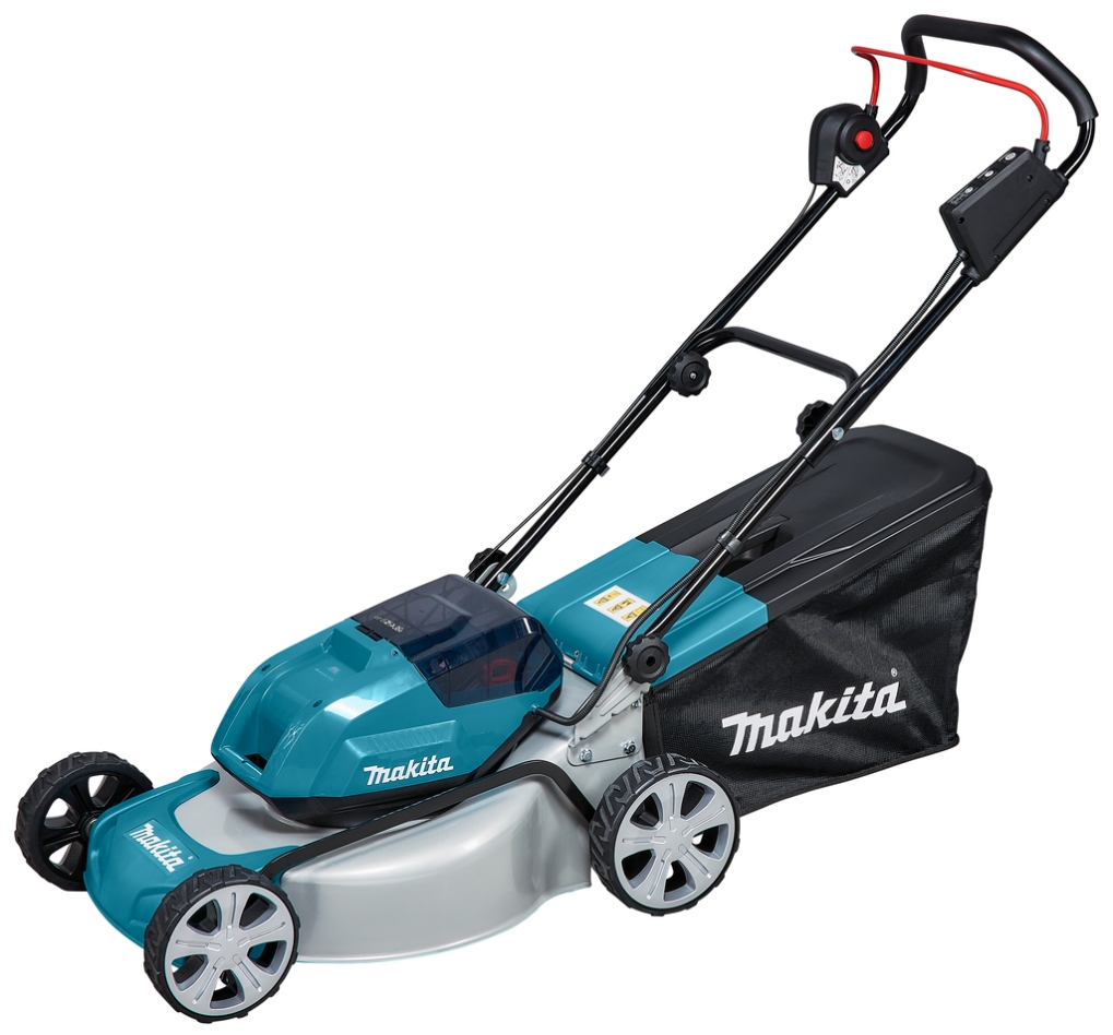 Akumulátorová sekačka na trávu Makita DLM463PT2 46 cm 2 x 18 V 5,0 Ah Li-Ion
