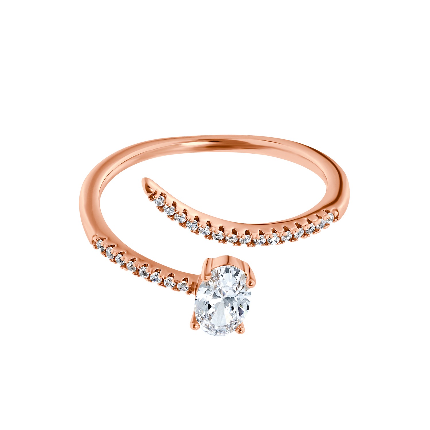 Anillo Heideman Aimy en oro rosa