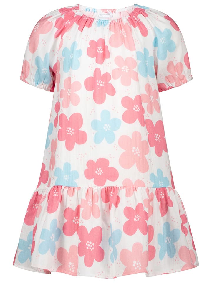 Salt and Pepper Kleid in Weiß/ Pink/ Hellblau günstig kaufen