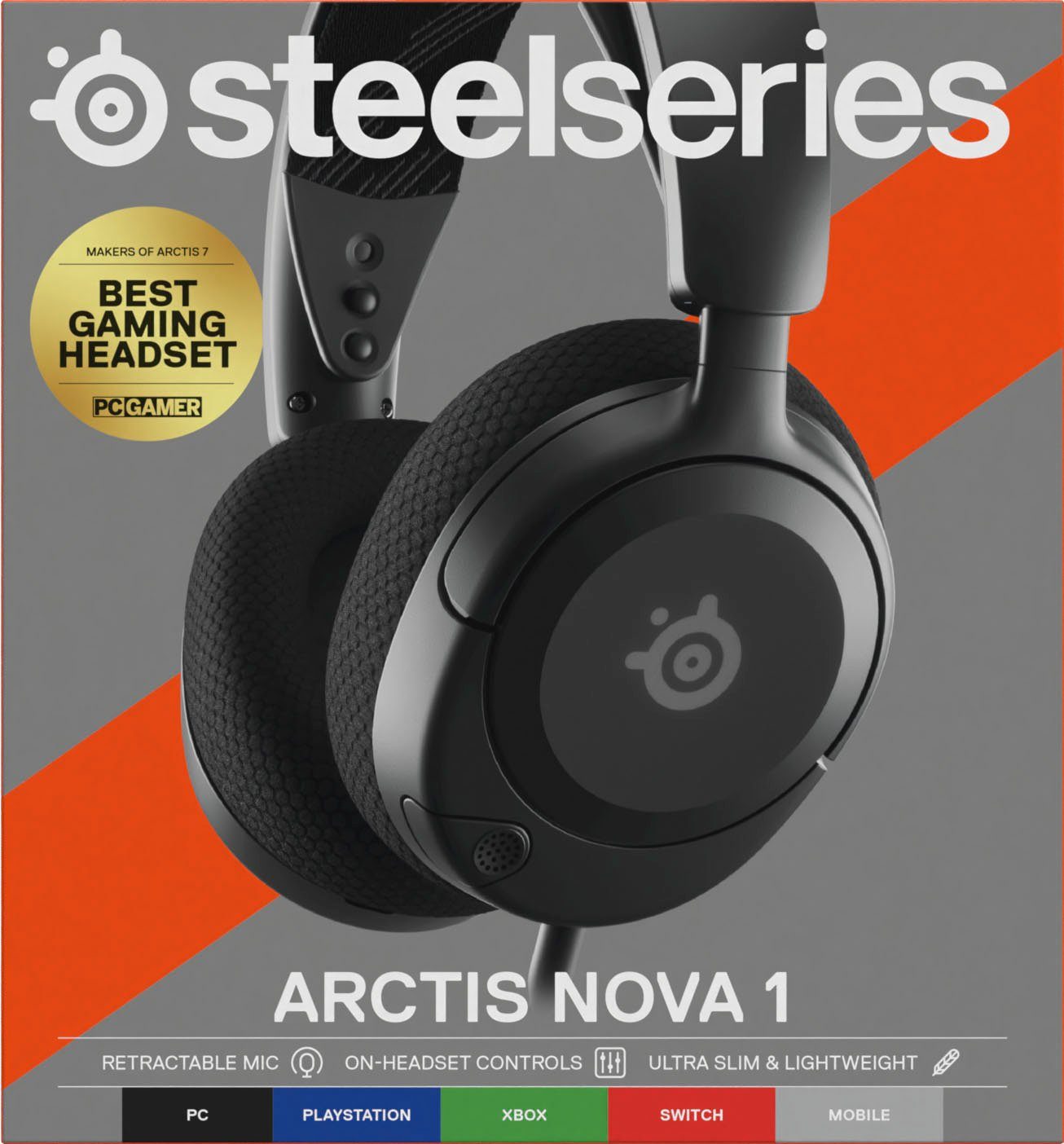 SteelSeries Arctis Nova 1 Gaming-Headset (Noise-Cancelling)
