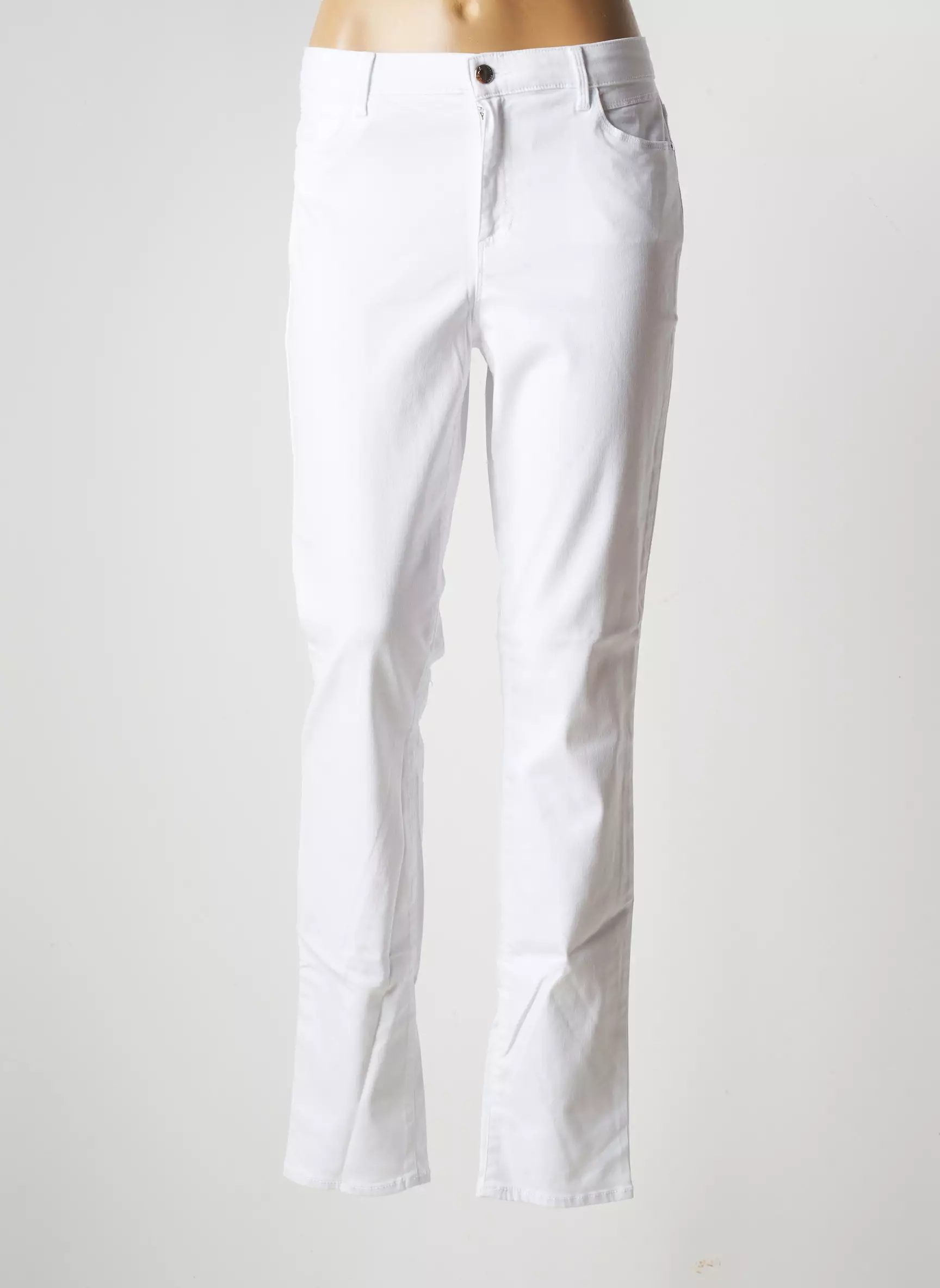 Brax Pantalons Slim Femme couleur blanc