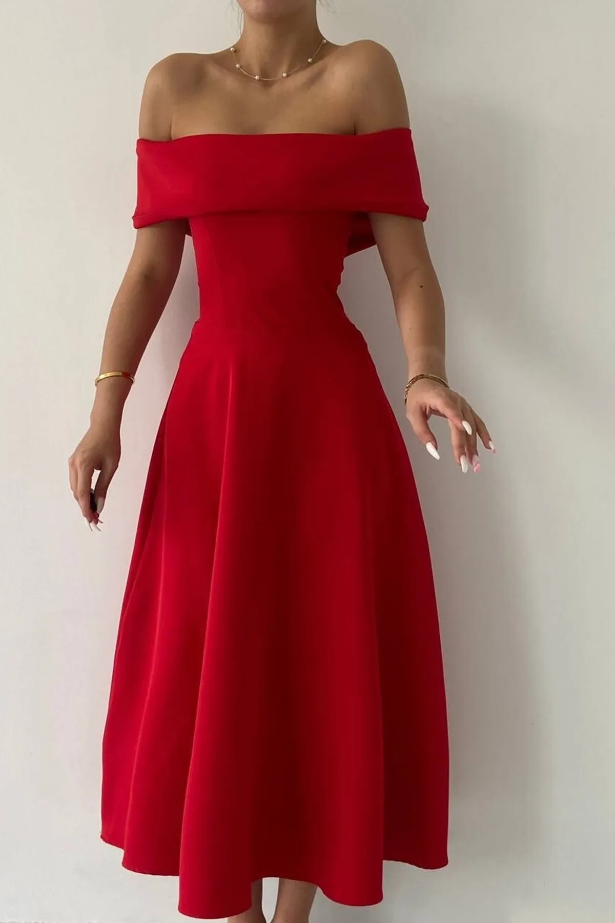 lovebox  Abendkleid & Abschlusskleid - Rot - A-Linie