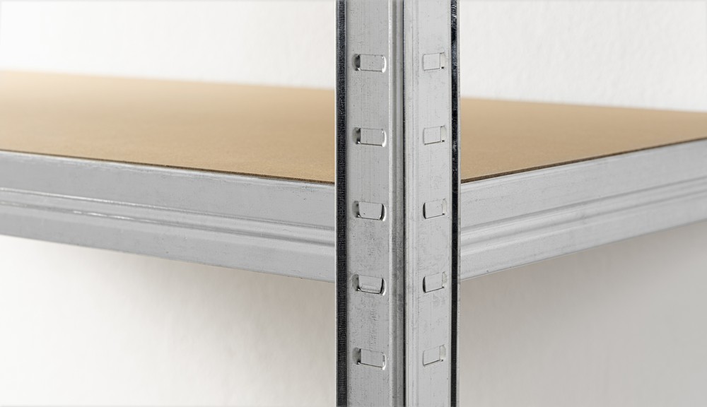 Kraft Werkzeuge Schwerlastregal 5-stufig 2er-Set je ca. 180 x 90 x 40 cm