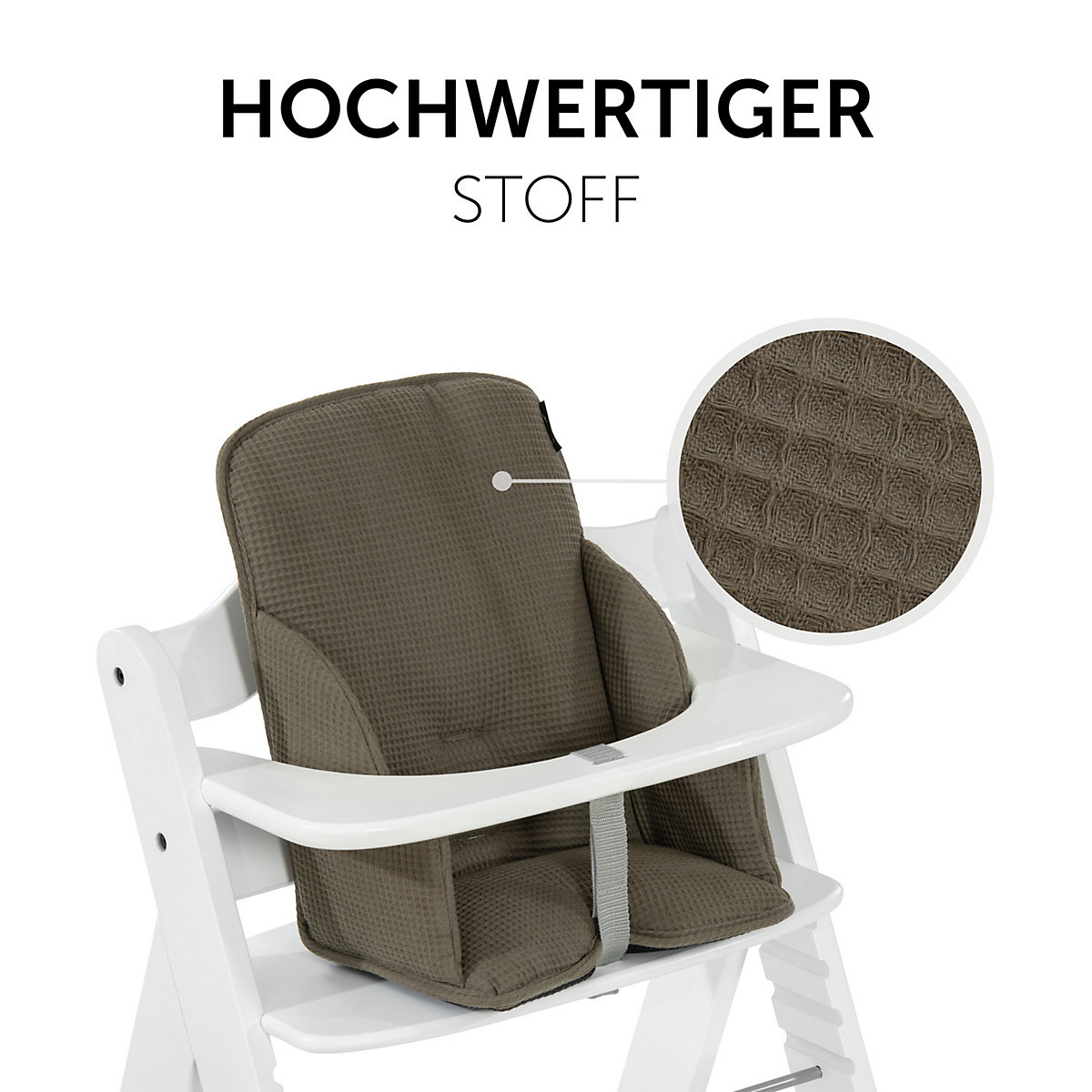 Sitzverkleinerer Alpha Cosy Select, Waffle Pique Olive
