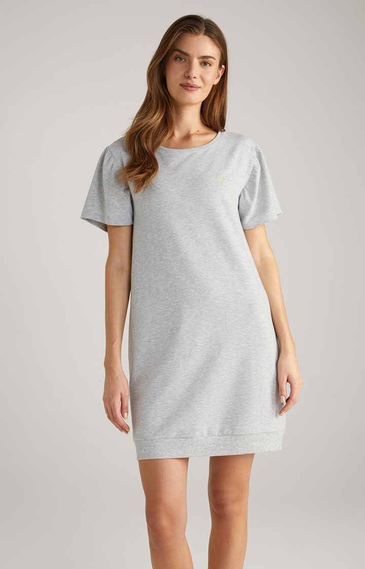Loungewear Longshirt in Grey Melange