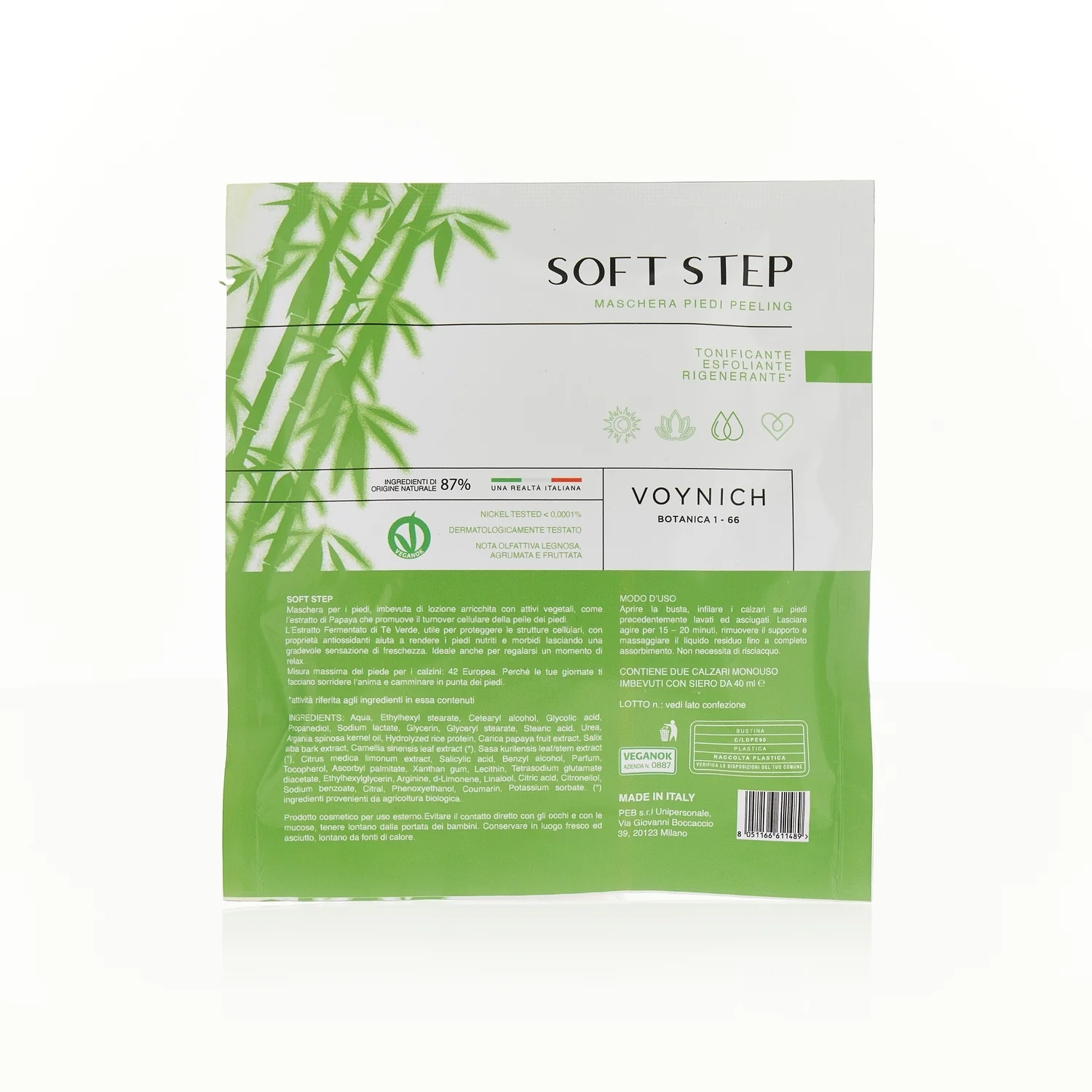 SOFT STEP Body Peeling Fotmaske - Fotbehandling